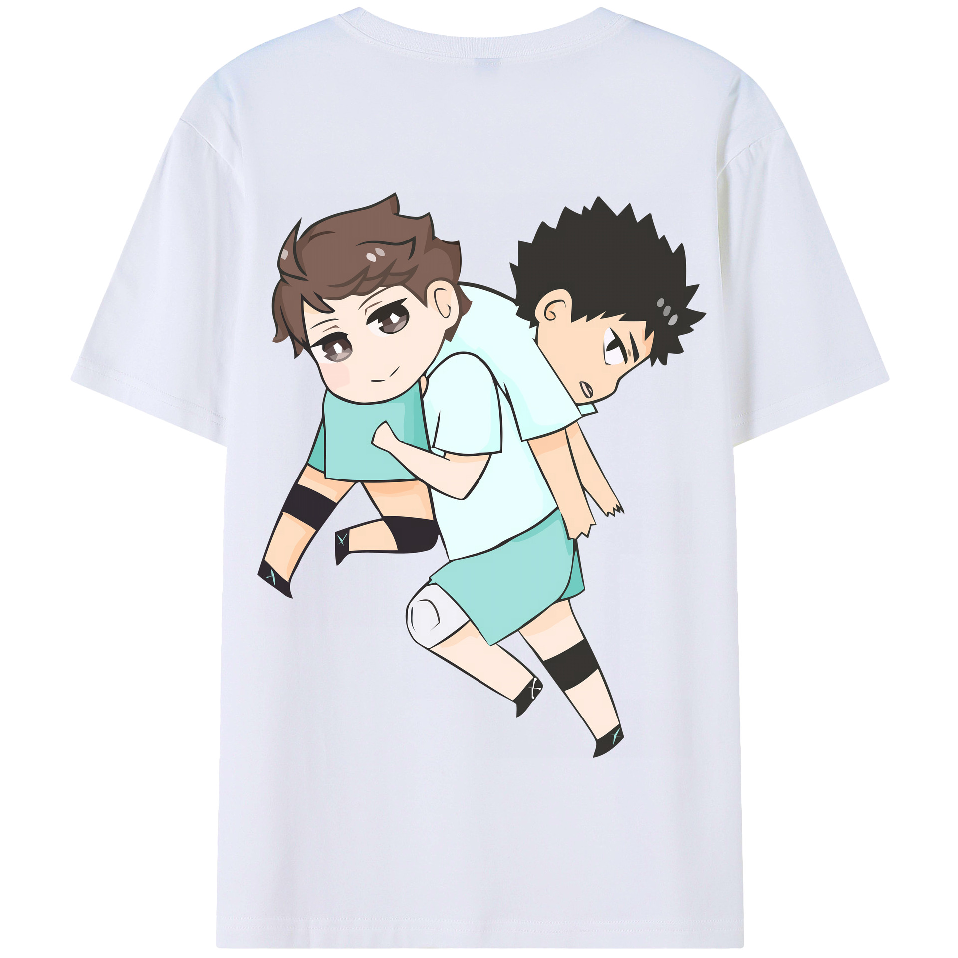 （画像用） ハイキュー!! Haikyu!! 綿100％半袖Tシャツ（背面プリント）