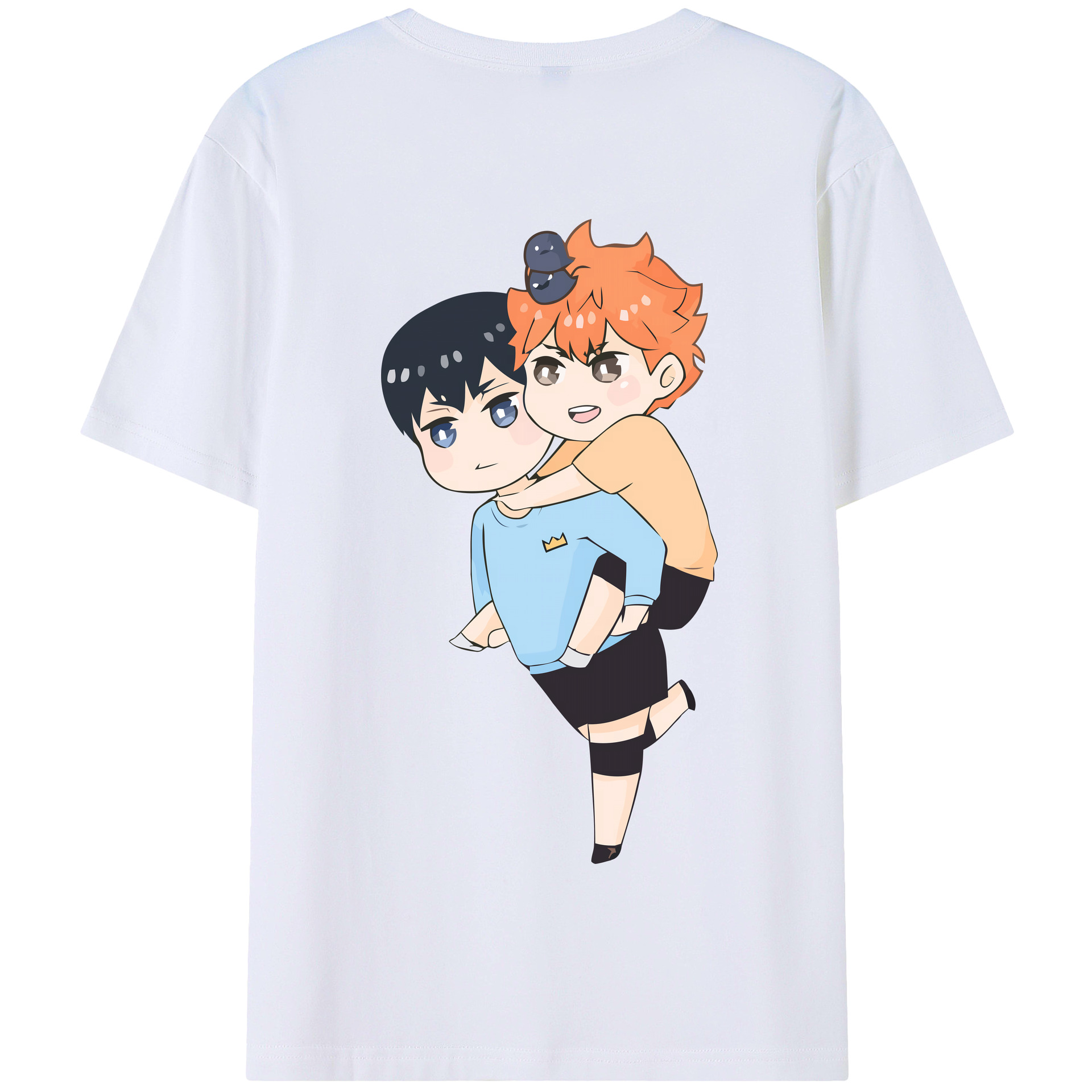（画像用） ハイキュー!! Haikyu!! 綿100％半袖Tシャツ（背面プリント）