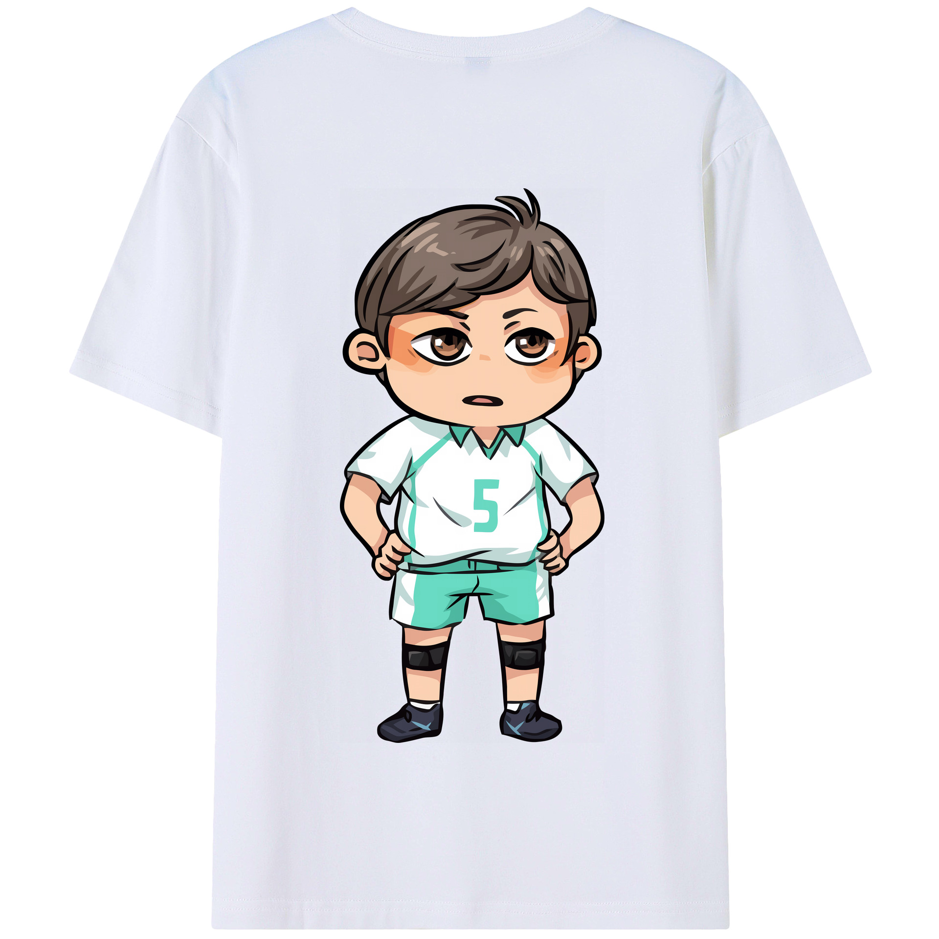 （画像用） ハイキュー!! Haikyu!! 綿100％半袖Tシャツ（背面プリント）