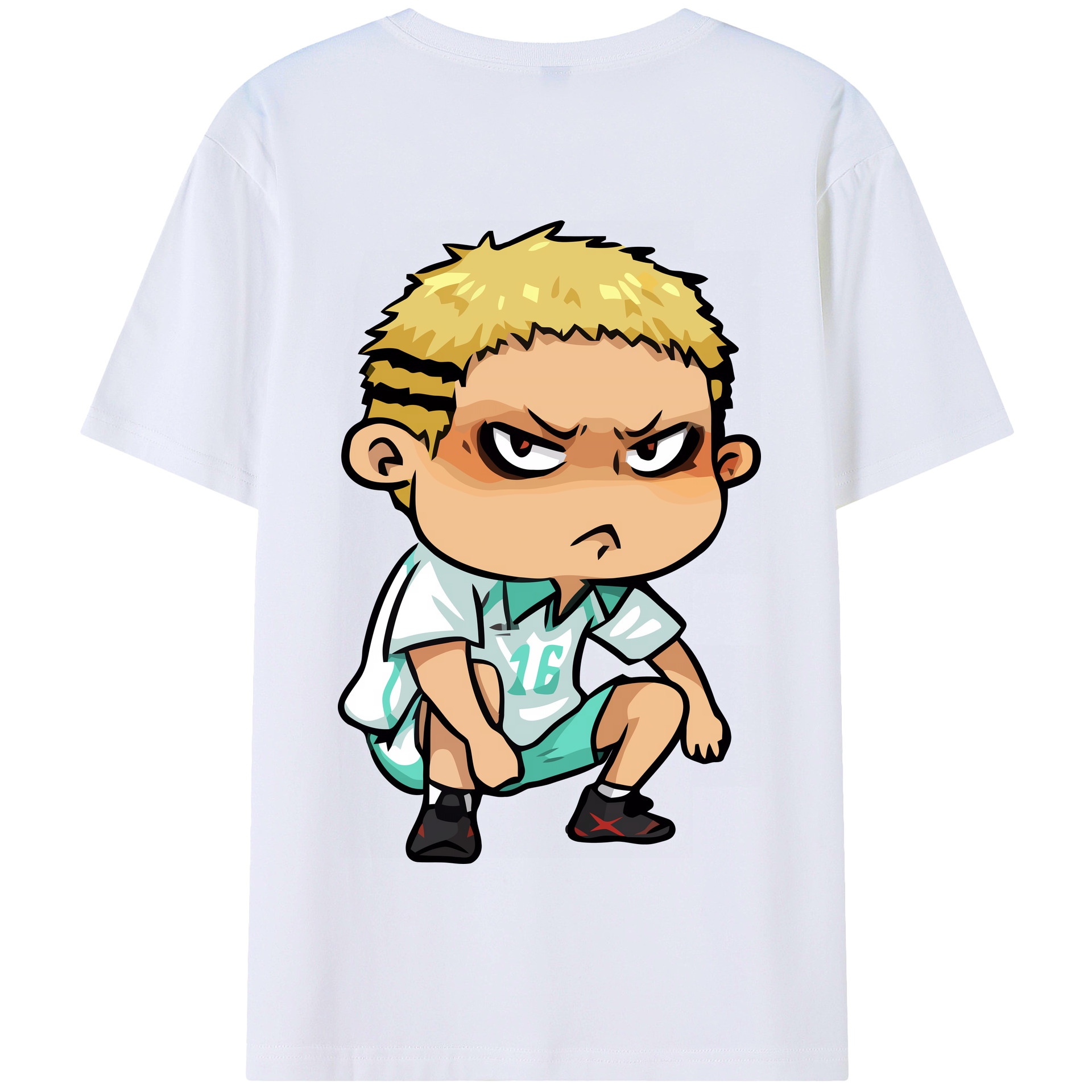 （画像用） ハイキュー!! Haikyu!! 綿100％半袖Tシャツ（背面プリント）
