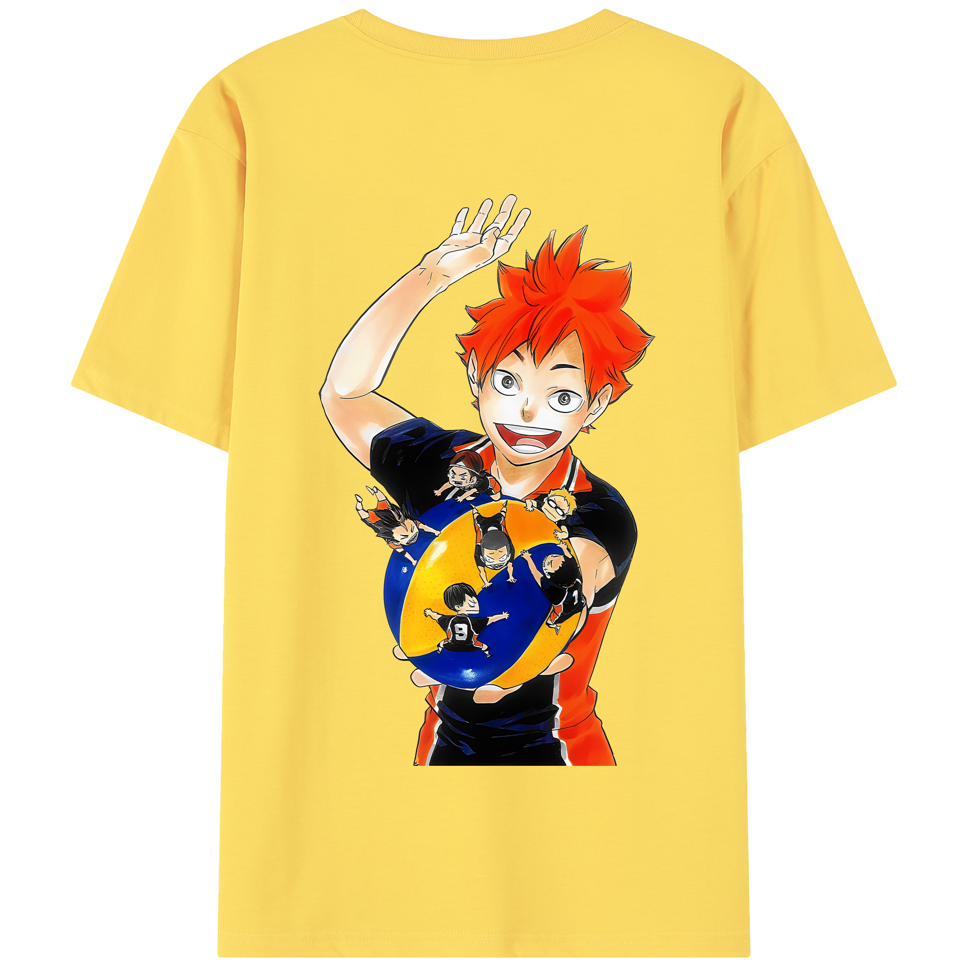 （画像用） ハイキュー!! Haikyu!! 綿100％半袖Tシャツ（背面プリント）
