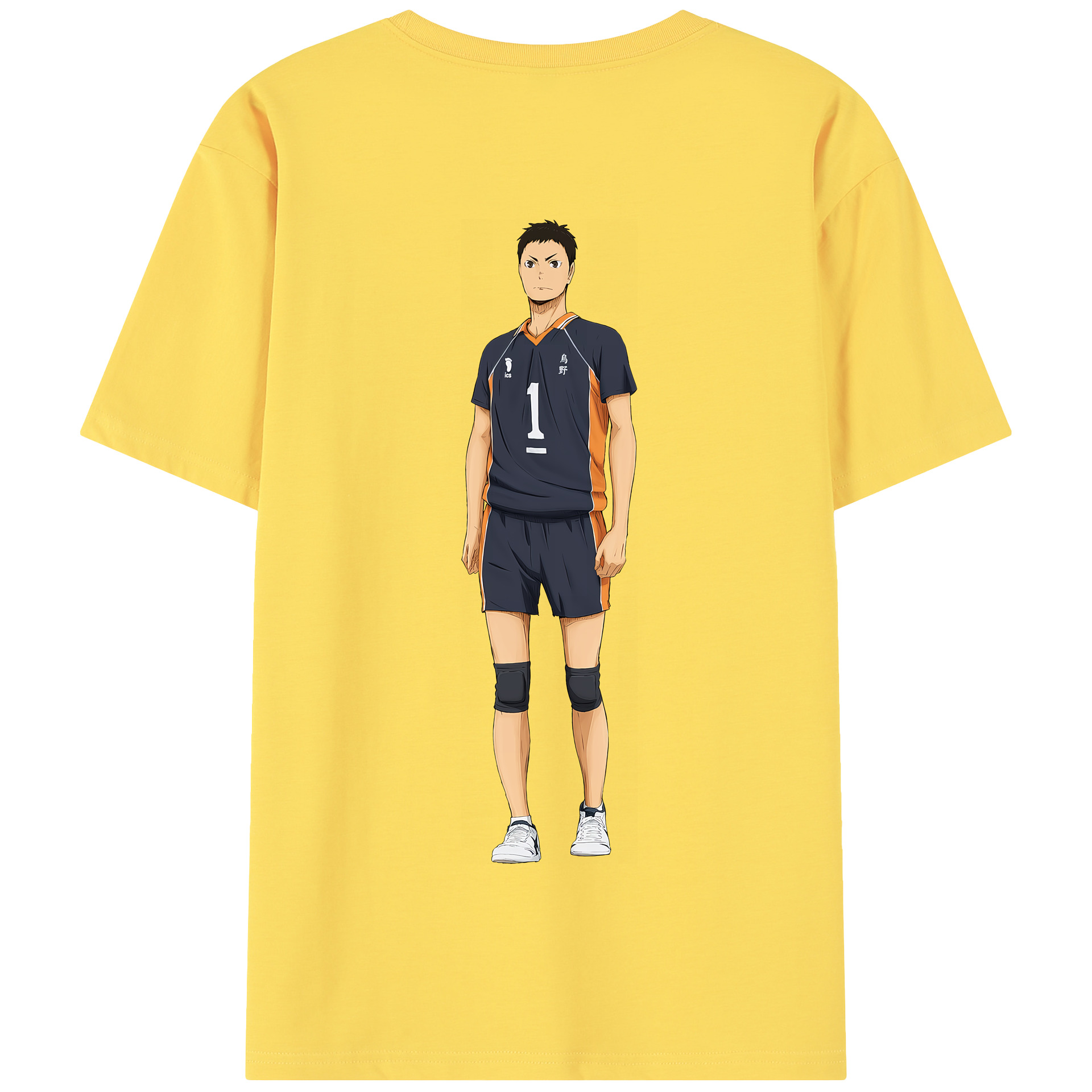 （画像用） ハイキュー!! Haikyu!! 綿100％半袖Tシャツ（背面プリント）