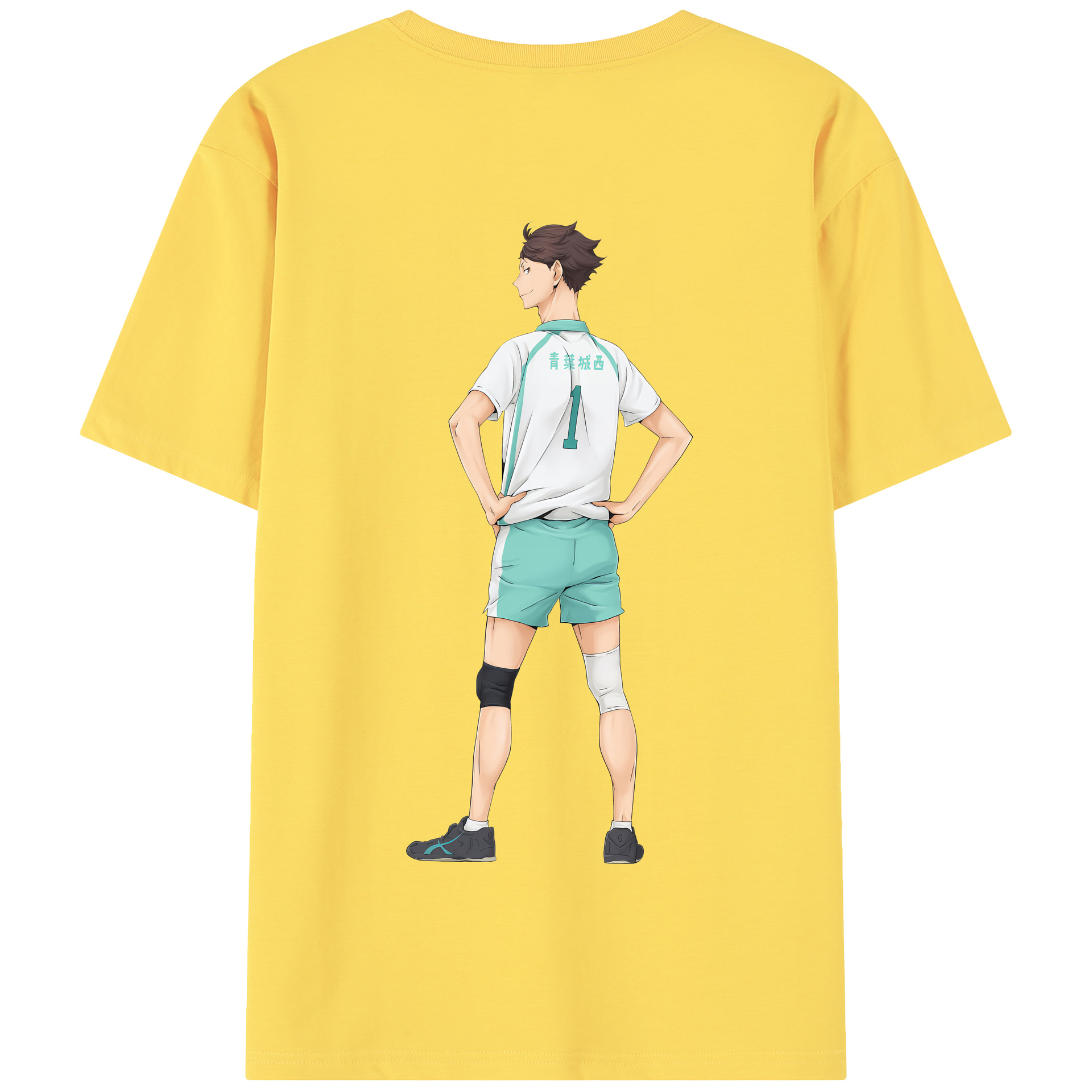 （画像用） ハイキュー!! Haikyu!! 綿100％半袖Tシャツ（背面プリント）