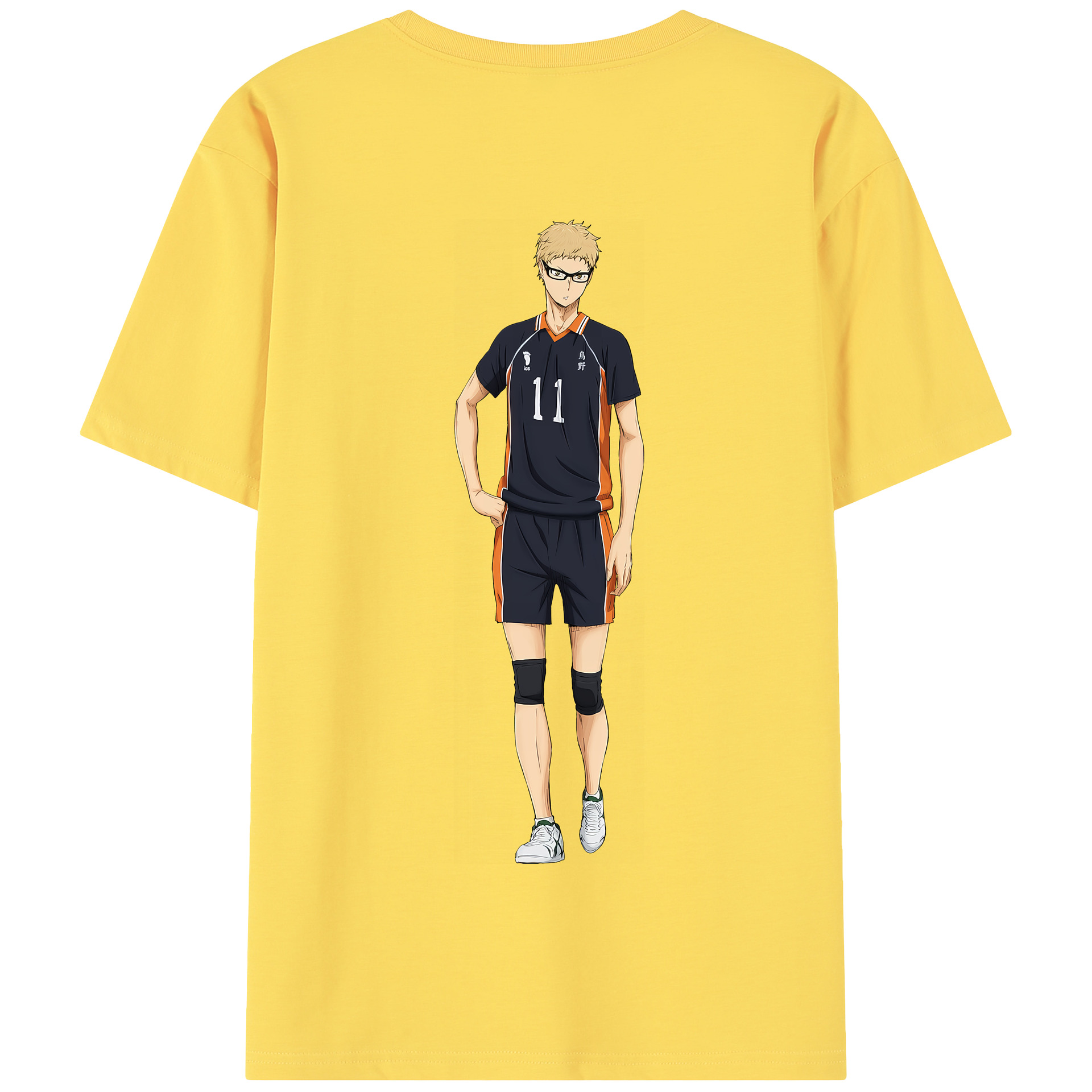 （画像用） ハイキュー!! Haikyu!! 綿100％半袖Tシャツ（背面プリント）