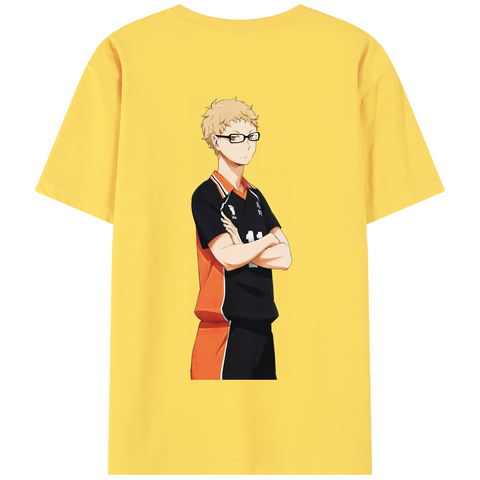 （画像用） ハイキュー!! Haikyu!! 綿100％半袖Tシャツ（背面プリント）