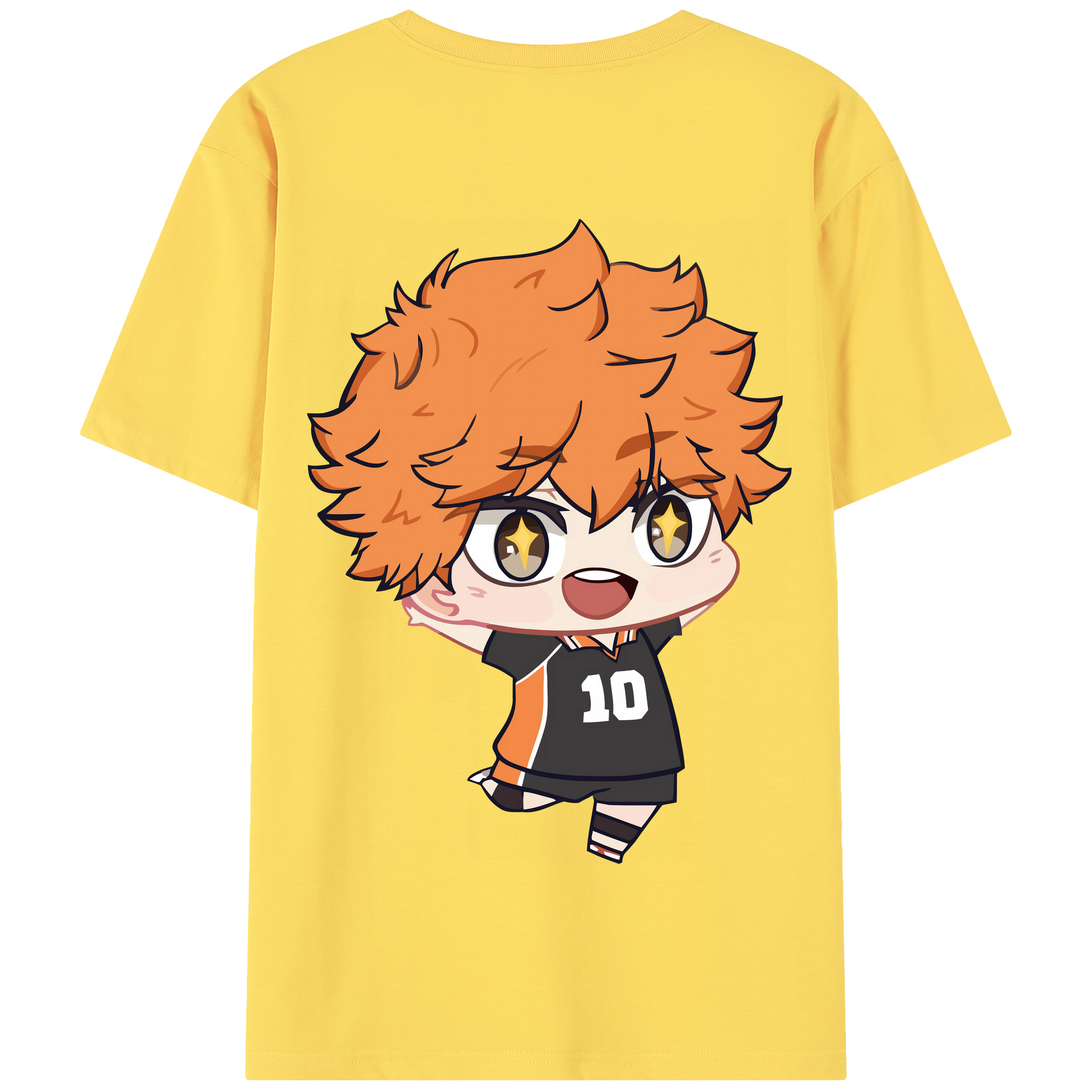 （画像用） ハイキュー!! Haikyu!! 綿100％半袖Tシャツ（背面プリント）