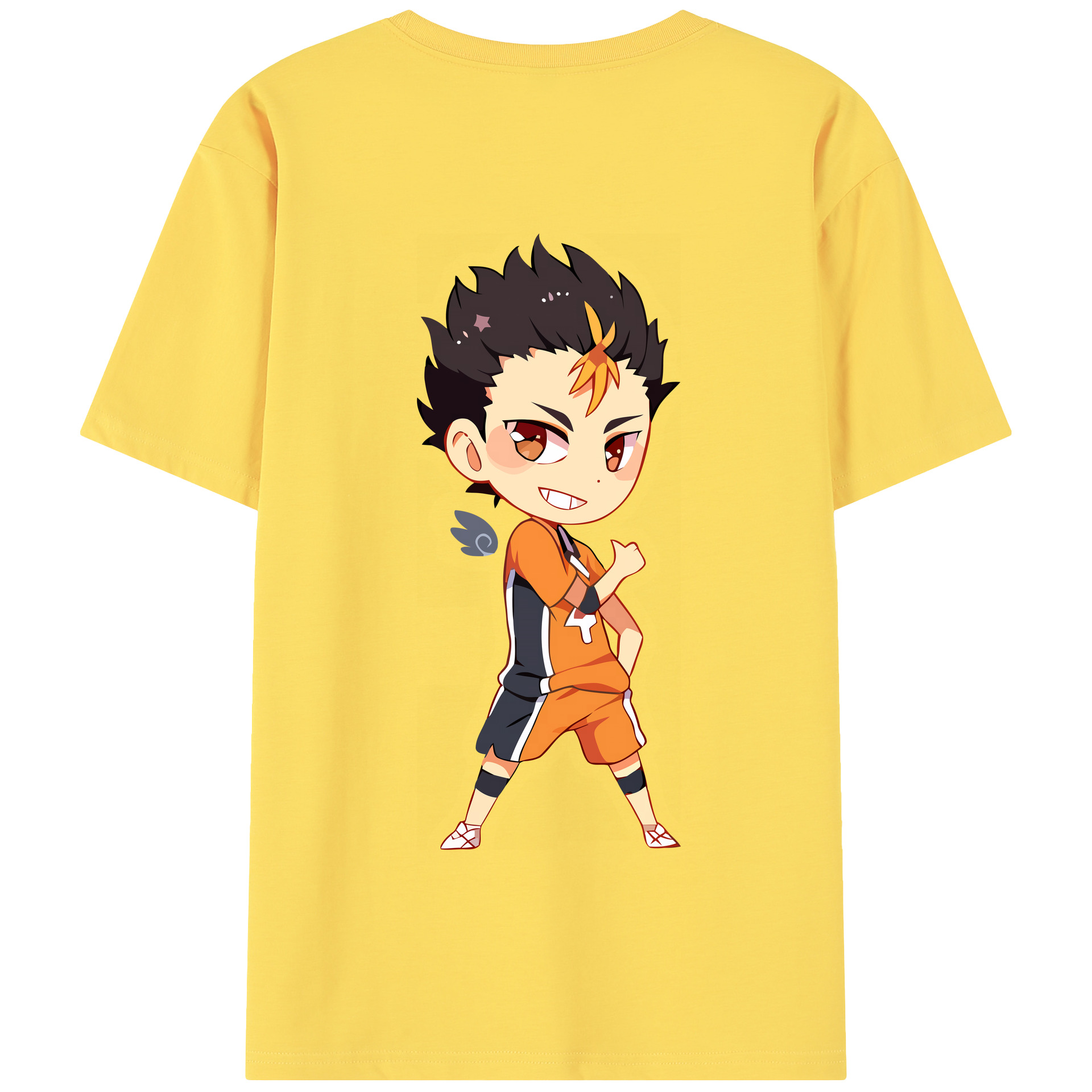 （画像用） ハイキュー!! Haikyu!! 綿100％半袖Tシャツ（背面プリント）