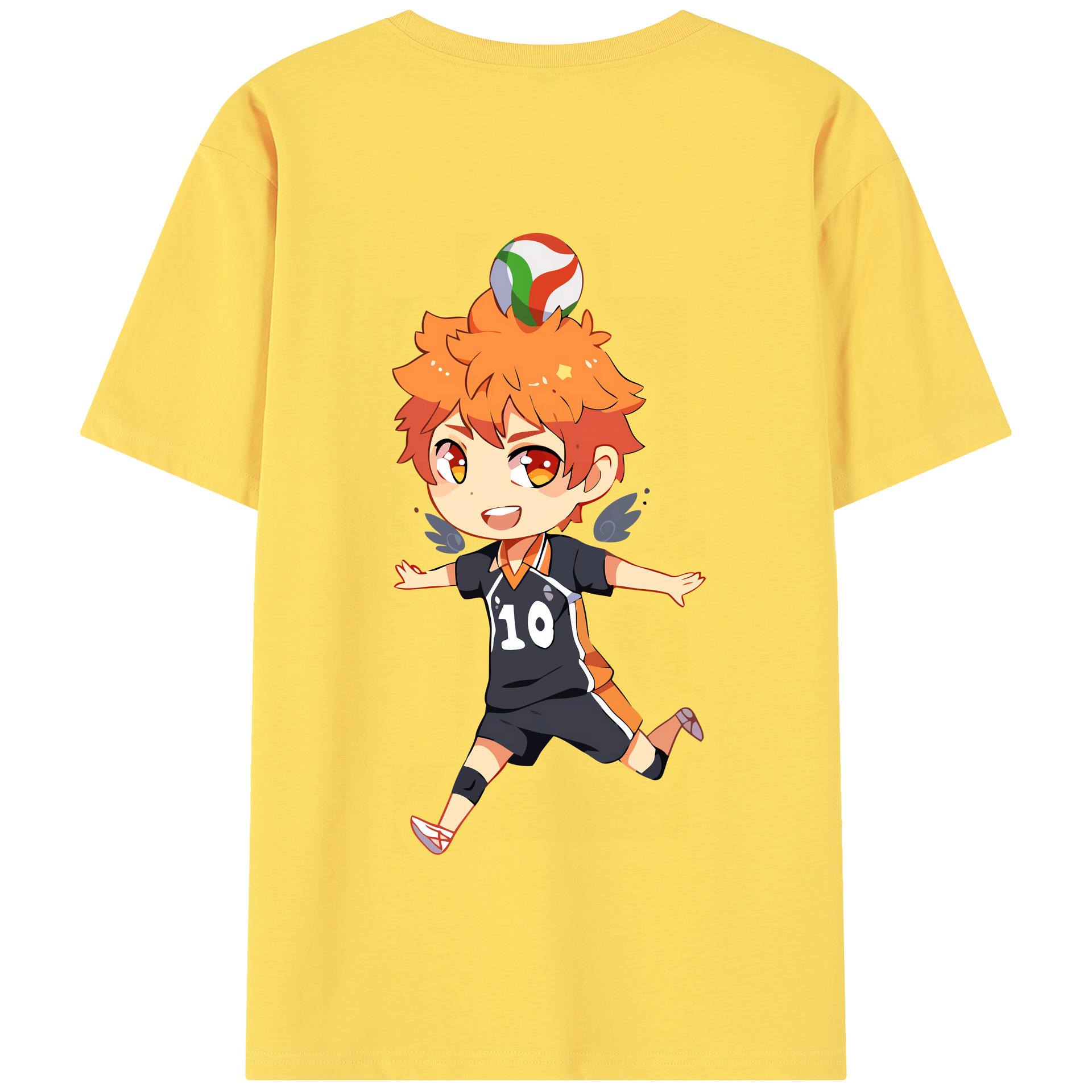 （画像用） ハイキュー!! Haikyu!! 綿100％半袖Tシャツ（背面プリント）