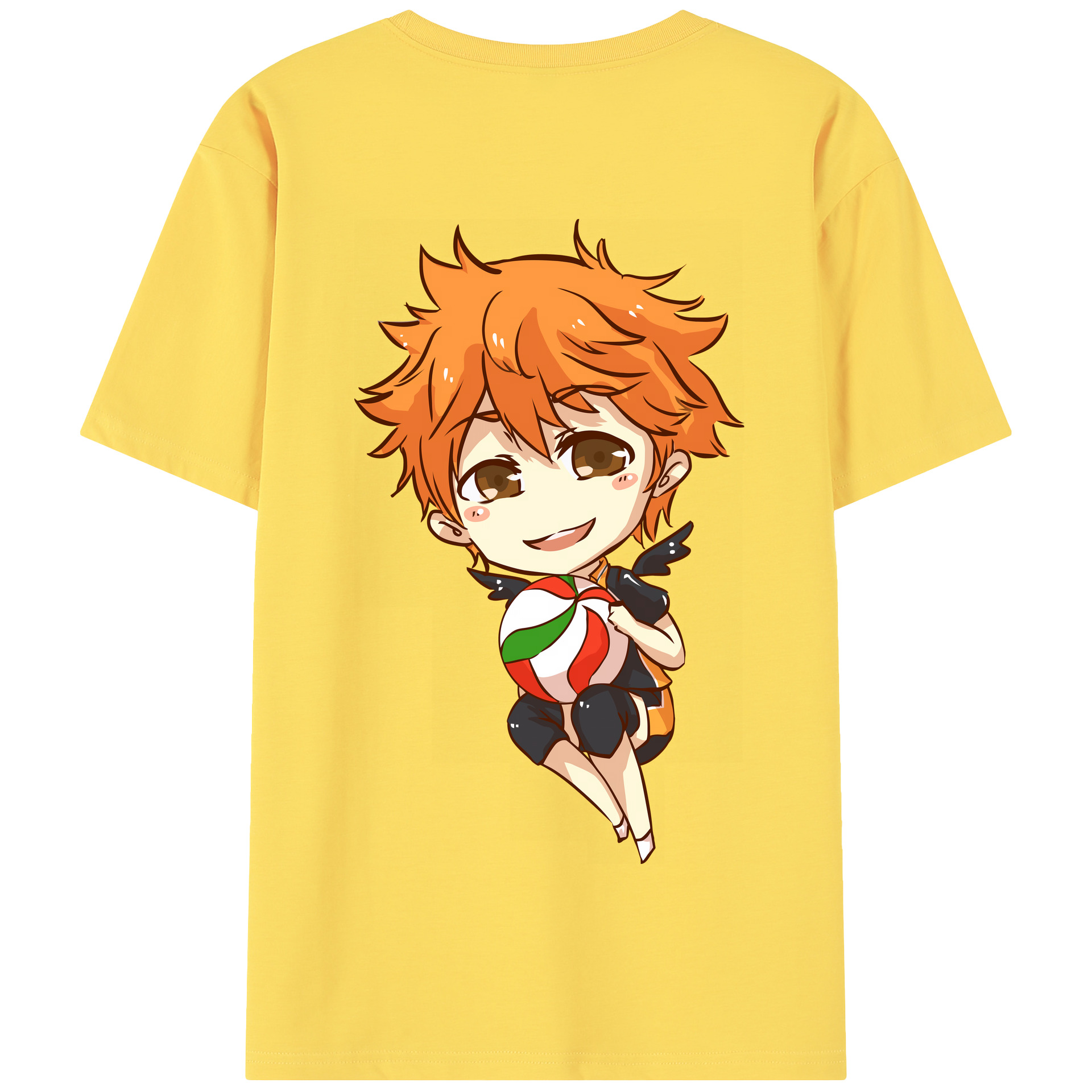 （画像用） ハイキュー!! Haikyu!! 綿100％半袖Tシャツ（背面プリント）