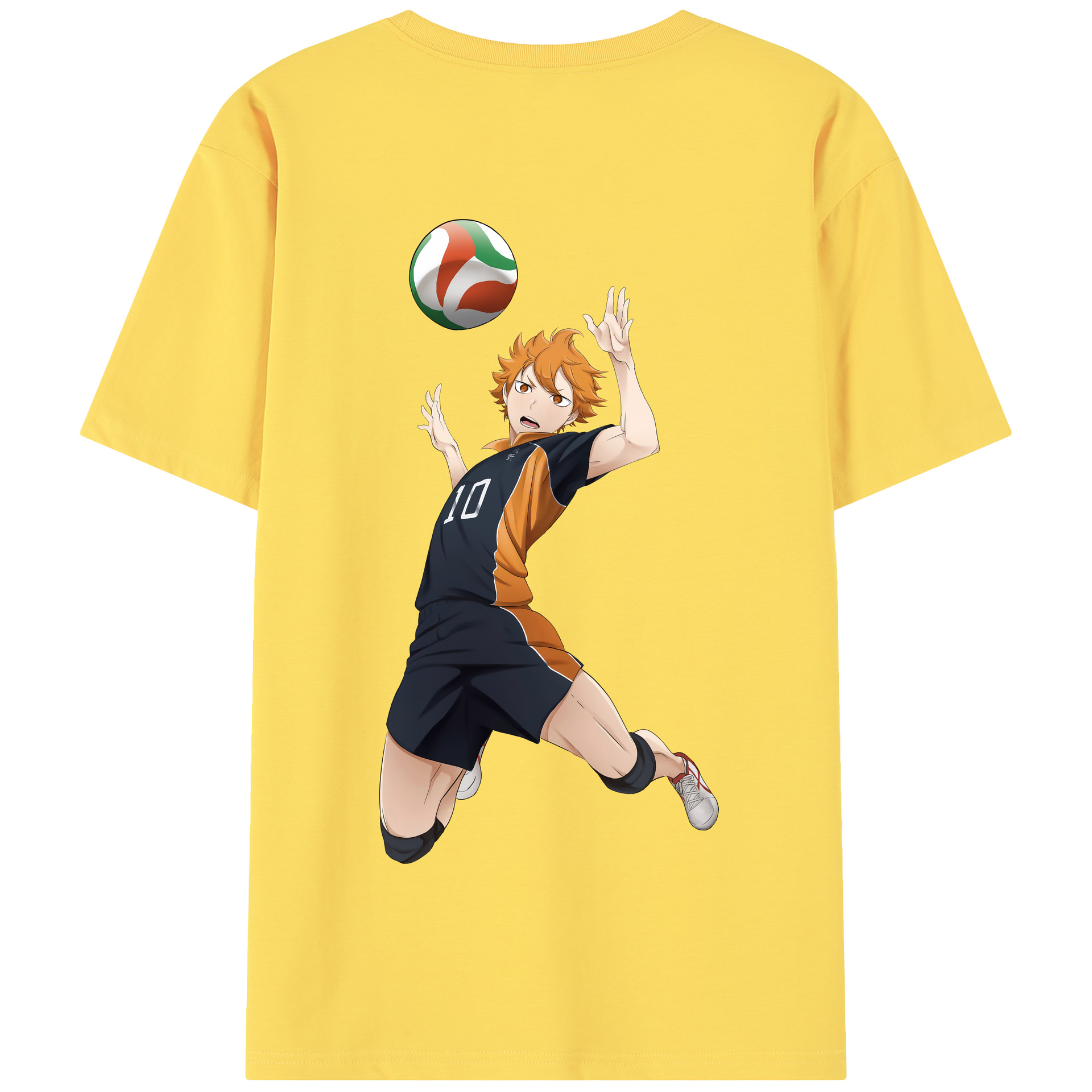 （画像用） ハイキュー!! Haikyu!! 綿100％半袖Tシャツ（背面プリント）