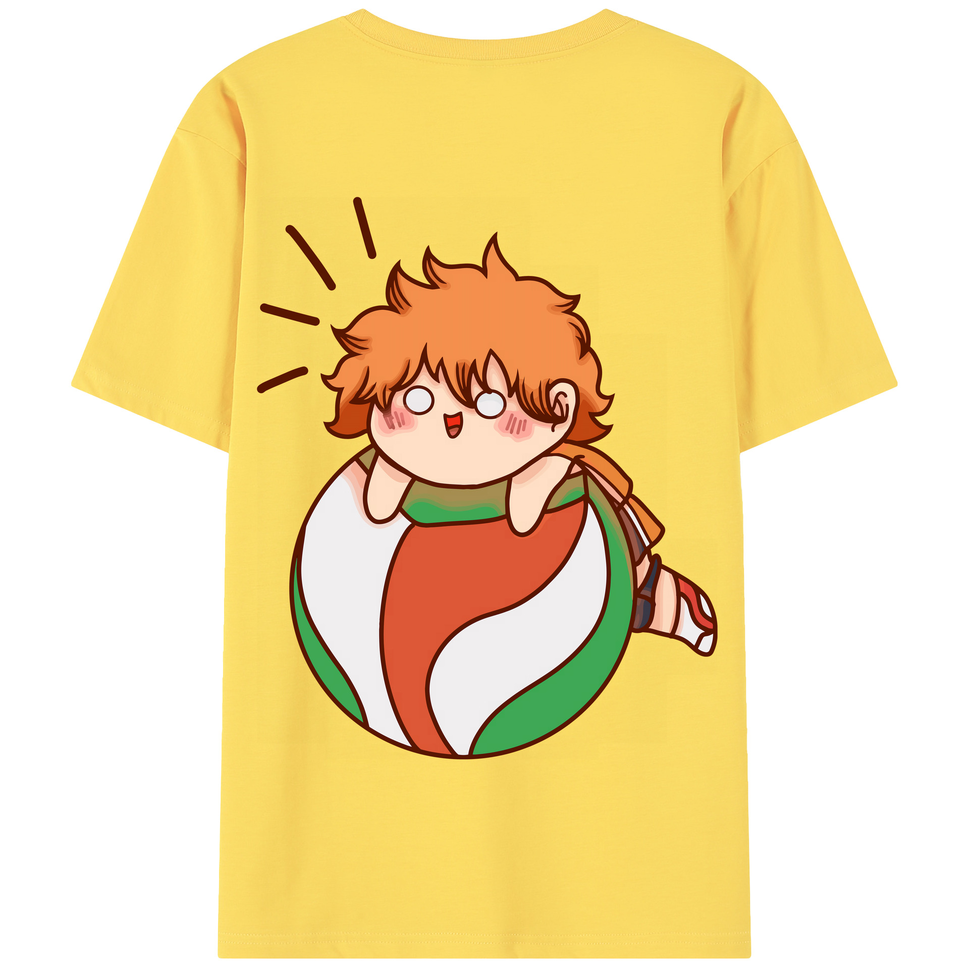 （画像用） ハイキュー!! Haikyu!! 綿100％半袖Tシャツ（背面プリント）