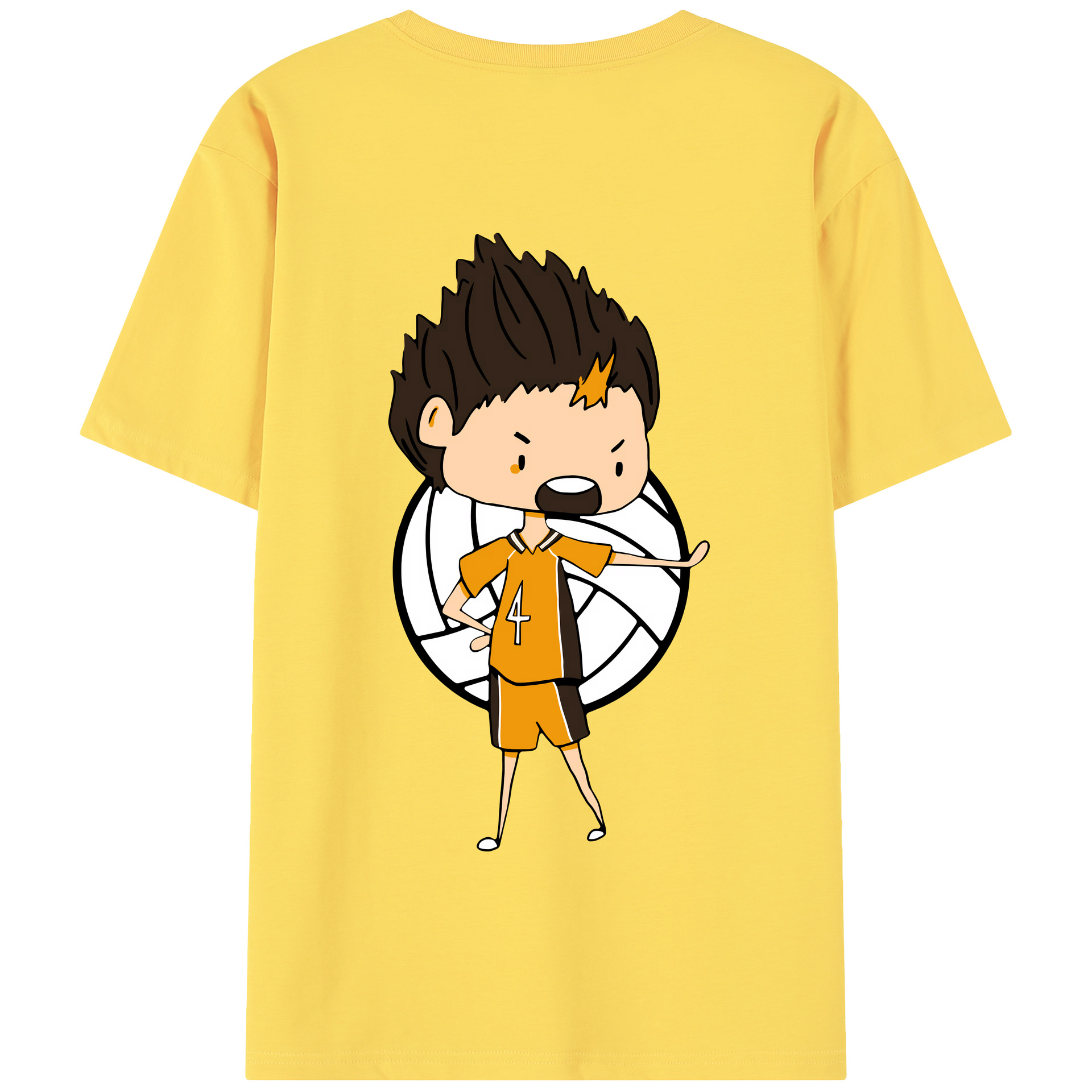 （画像用） ハイキュー!! Haikyu!! 綿100％半袖Tシャツ（背面プリント）