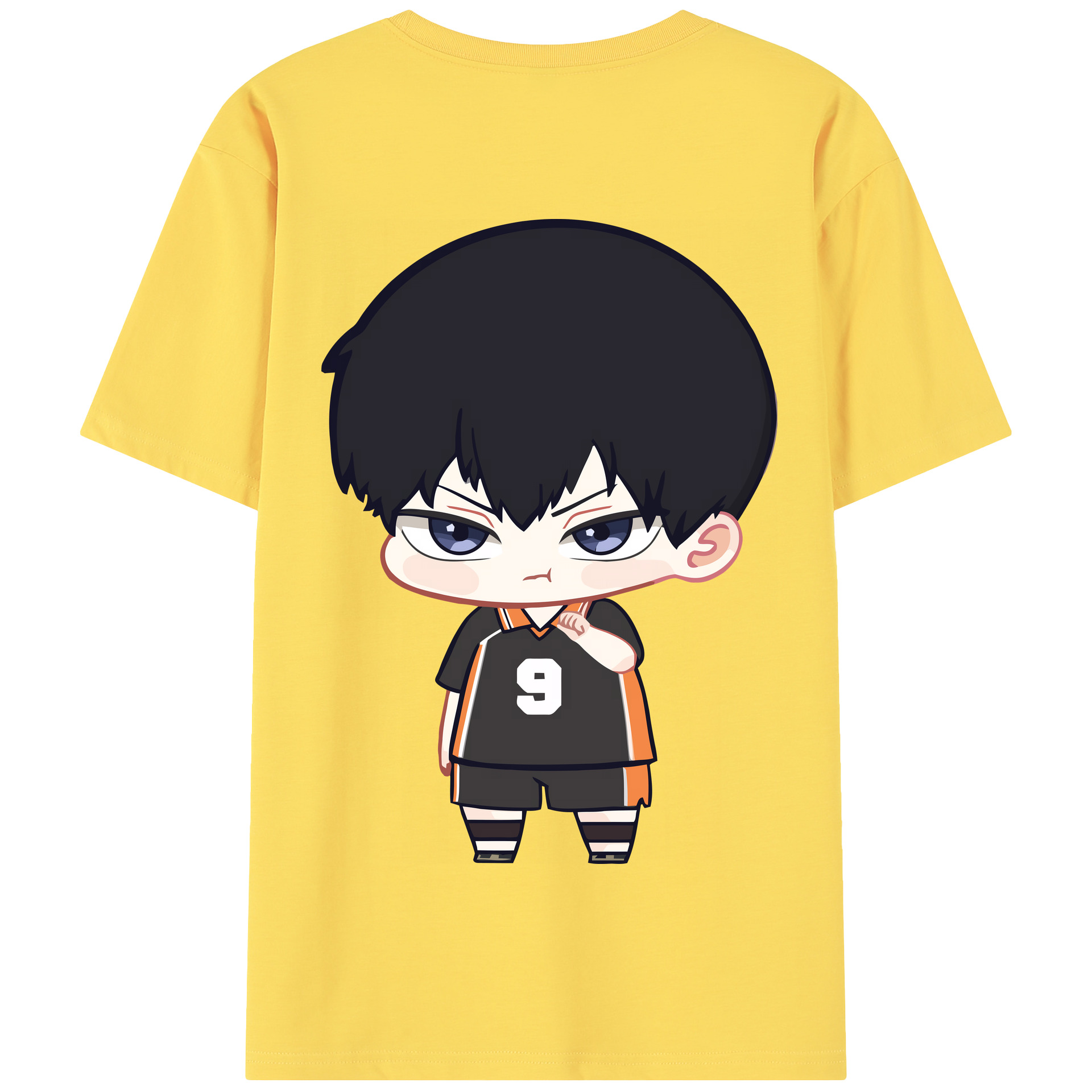 （画像用） ハイキュー!! Haikyu!! 綿100％半袖Tシャツ（背面プリント）