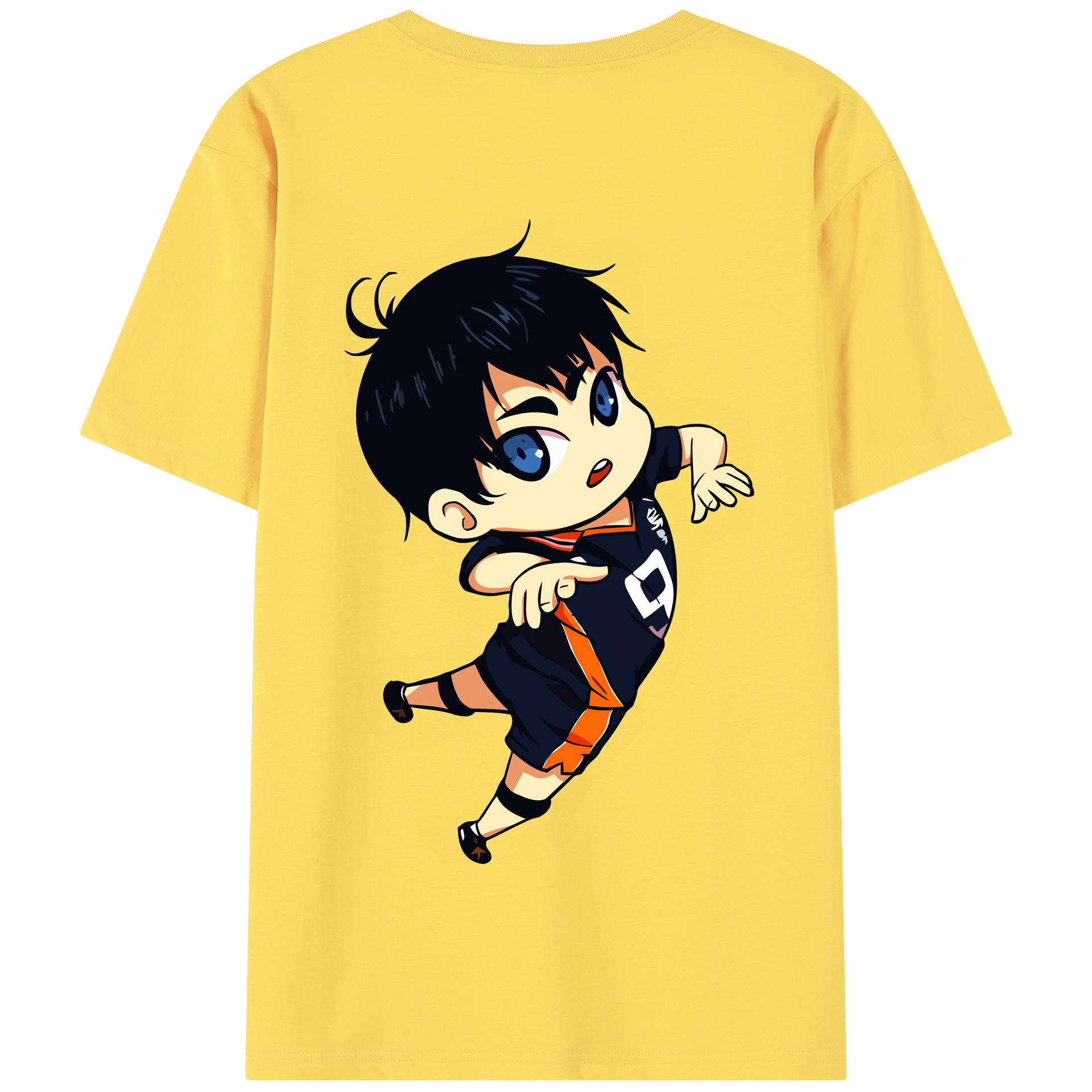 （画像用） ハイキュー!! Haikyu!! 綿100％半袖Tシャツ（背面プリント）