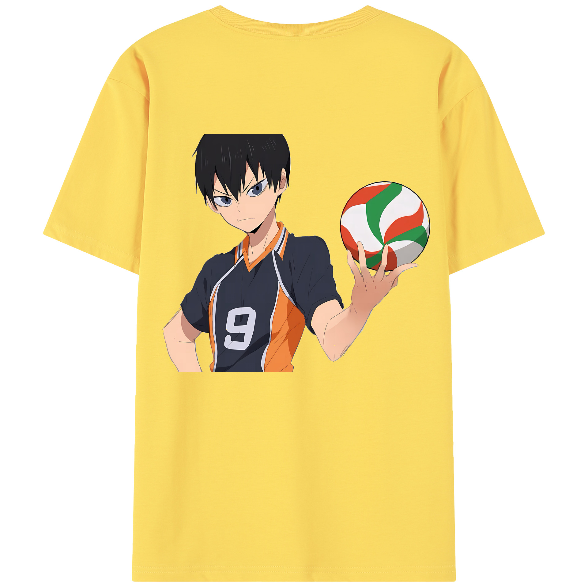 （画像用） ハイキュー!! Haikyu!! 綿100％半袖Tシャツ（背面プリント）