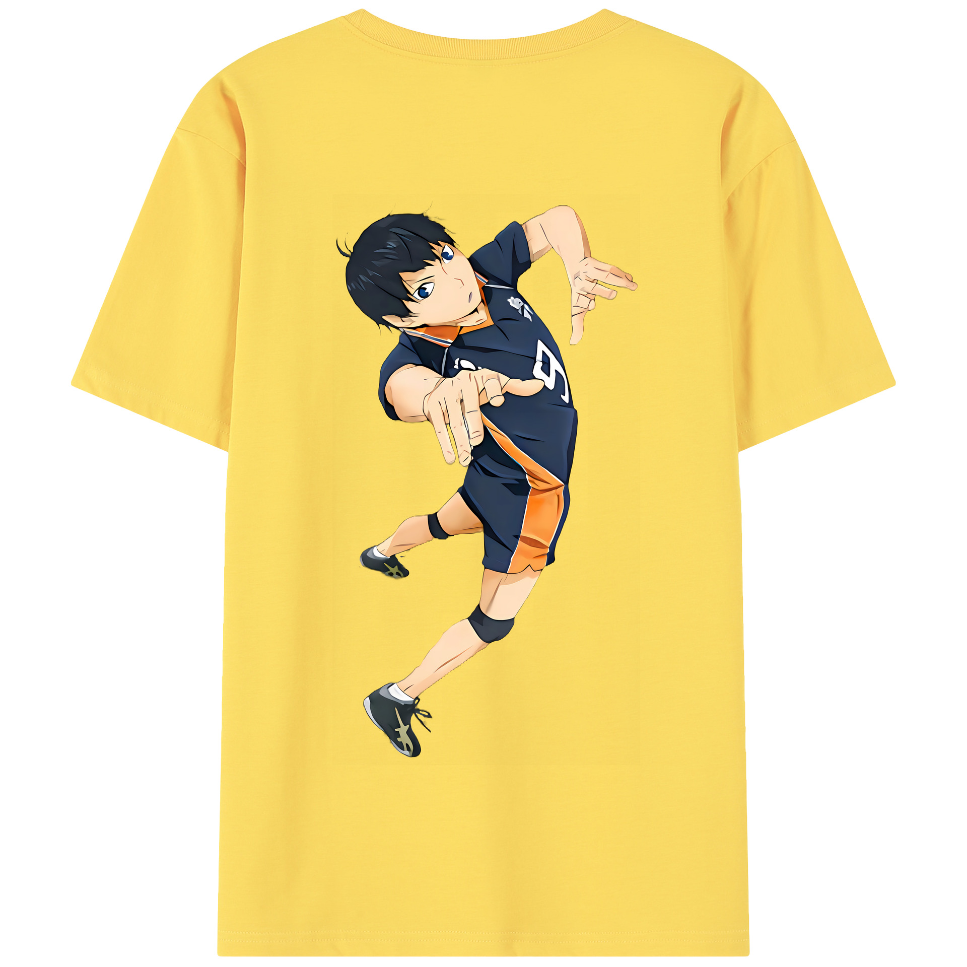 （画像用） ハイキュー!! Haikyu!! 綿100％半袖Tシャツ（背面プリント）