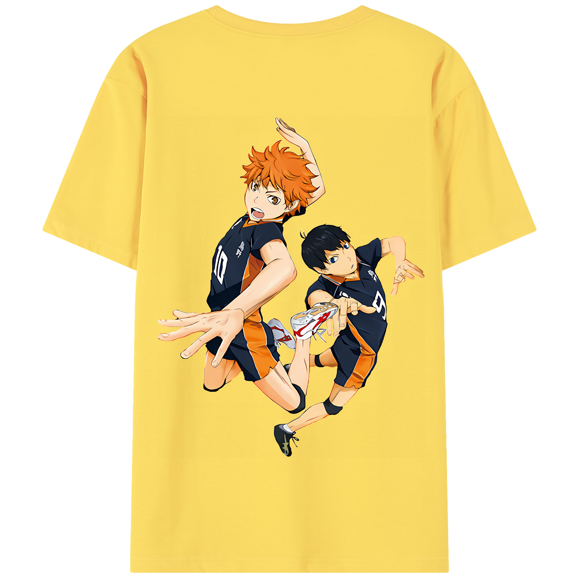 （画像用） ハイキュー!! Haikyu!! 綿100％半袖Tシャツ（背面プリント）