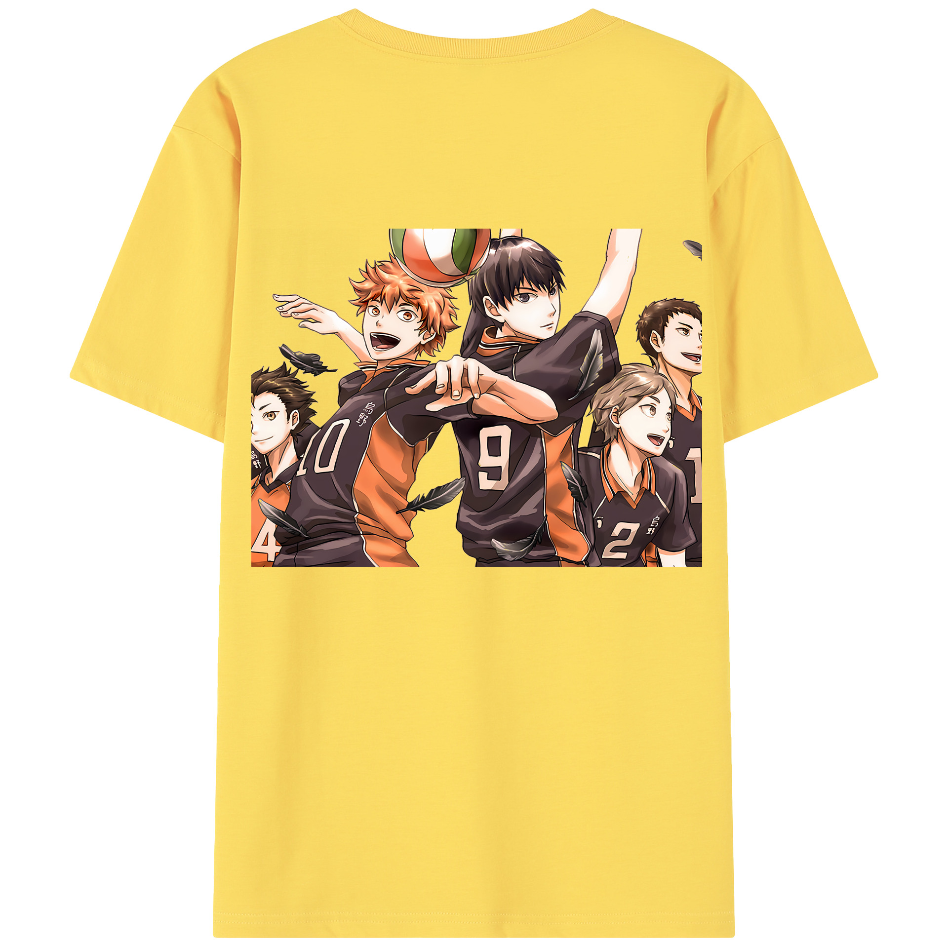（画像用） ハイキュー!! Haikyu!! 綿100％半袖Tシャツ（背面プリント）