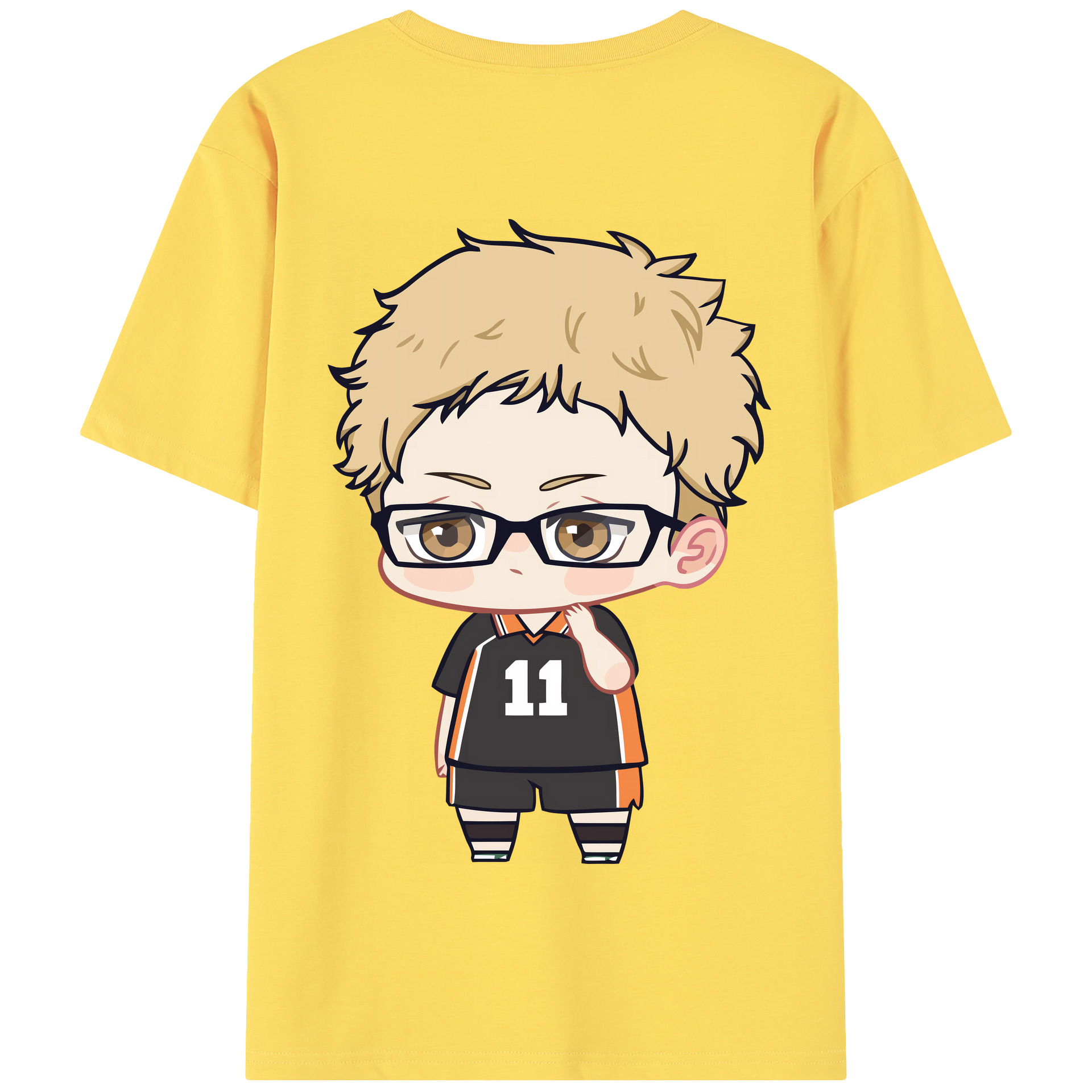 （画像用） ハイキュー!! Haikyu!! 綿100％半袖Tシャツ（背面プリント）