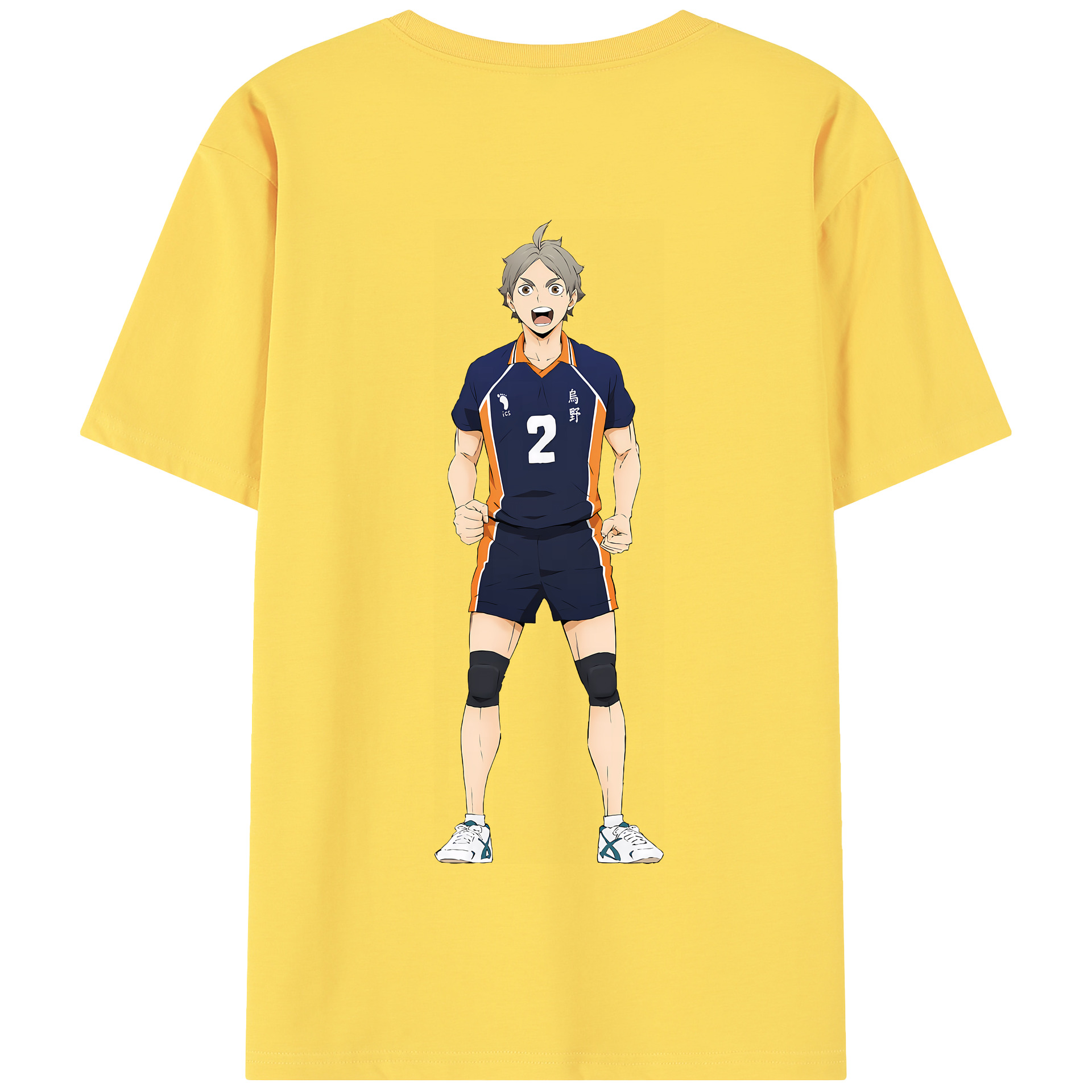 （画像用） ハイキュー!! Haikyu!! 綿100％半袖Tシャツ（背面プリント）