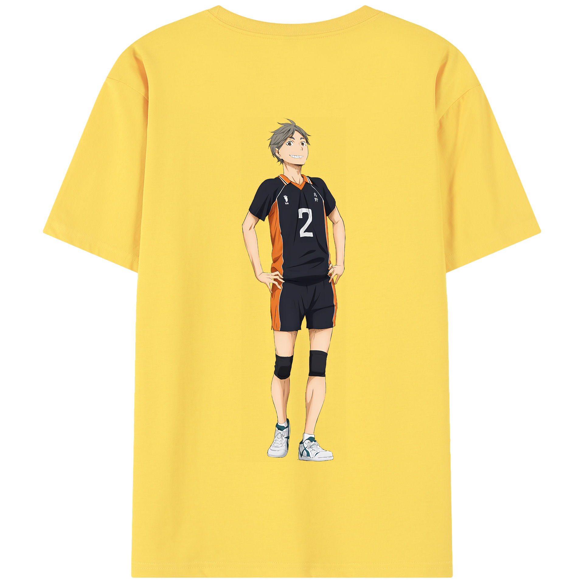 （画像用） ハイキュー!! Haikyu!! 綿100％半袖Tシャツ（背面プリント）
