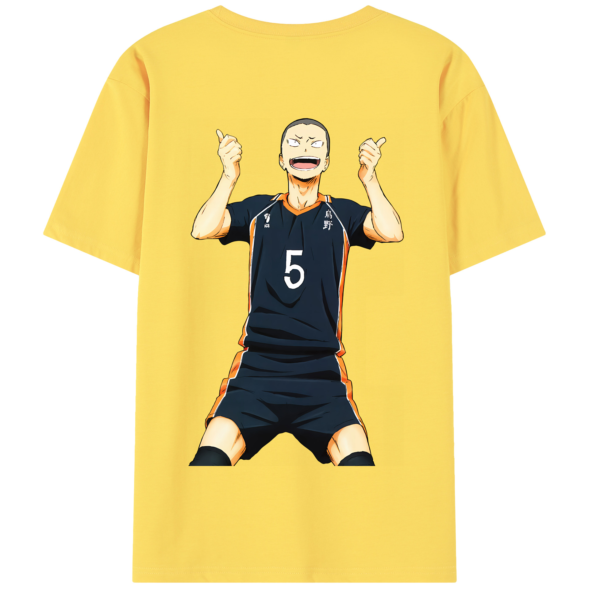 （画像用） ハイキュー!! Haikyu!! 綿100％半袖Tシャツ（背面プリント）