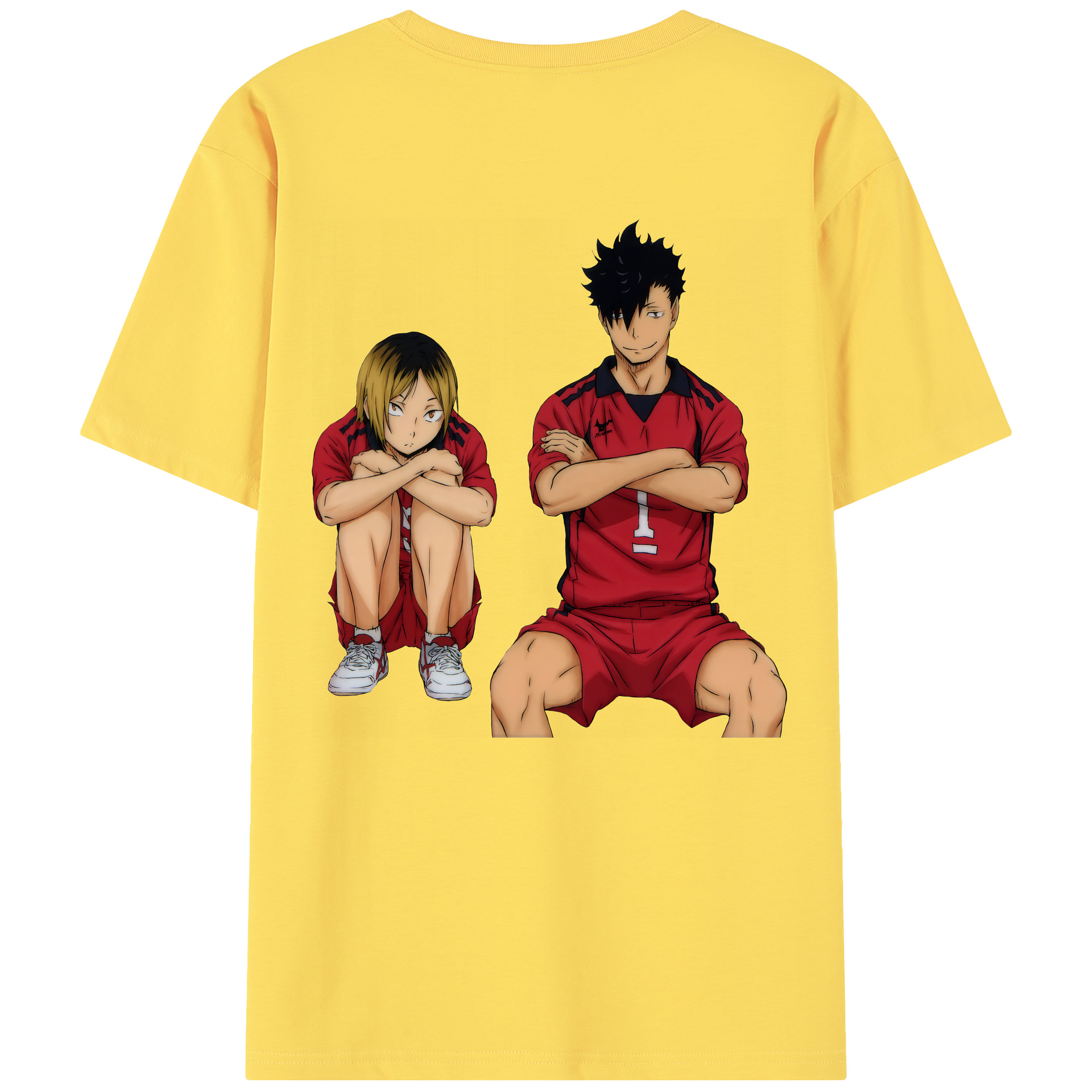 （画像用） ハイキュー!! Haikyu!! 綿100％半袖Tシャツ（背面プリント）