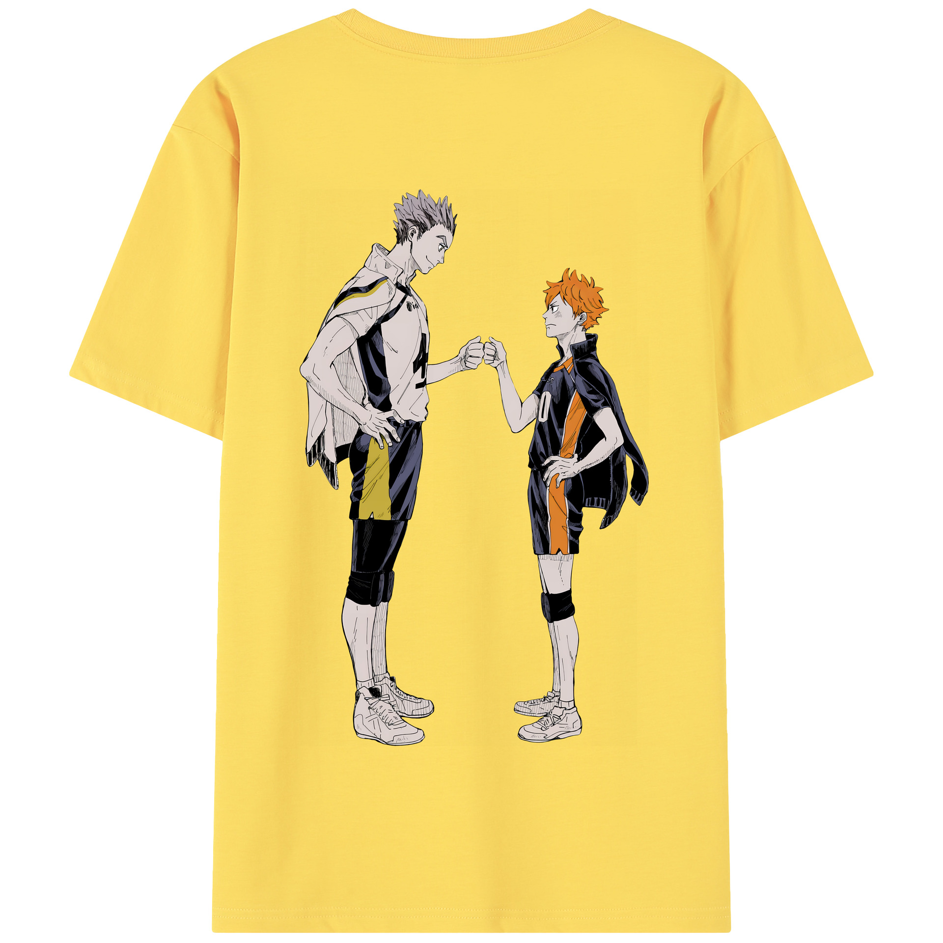 （画像用） ハイキュー!! Haikyu!! 綿100％半袖Tシャツ（背面プリント）