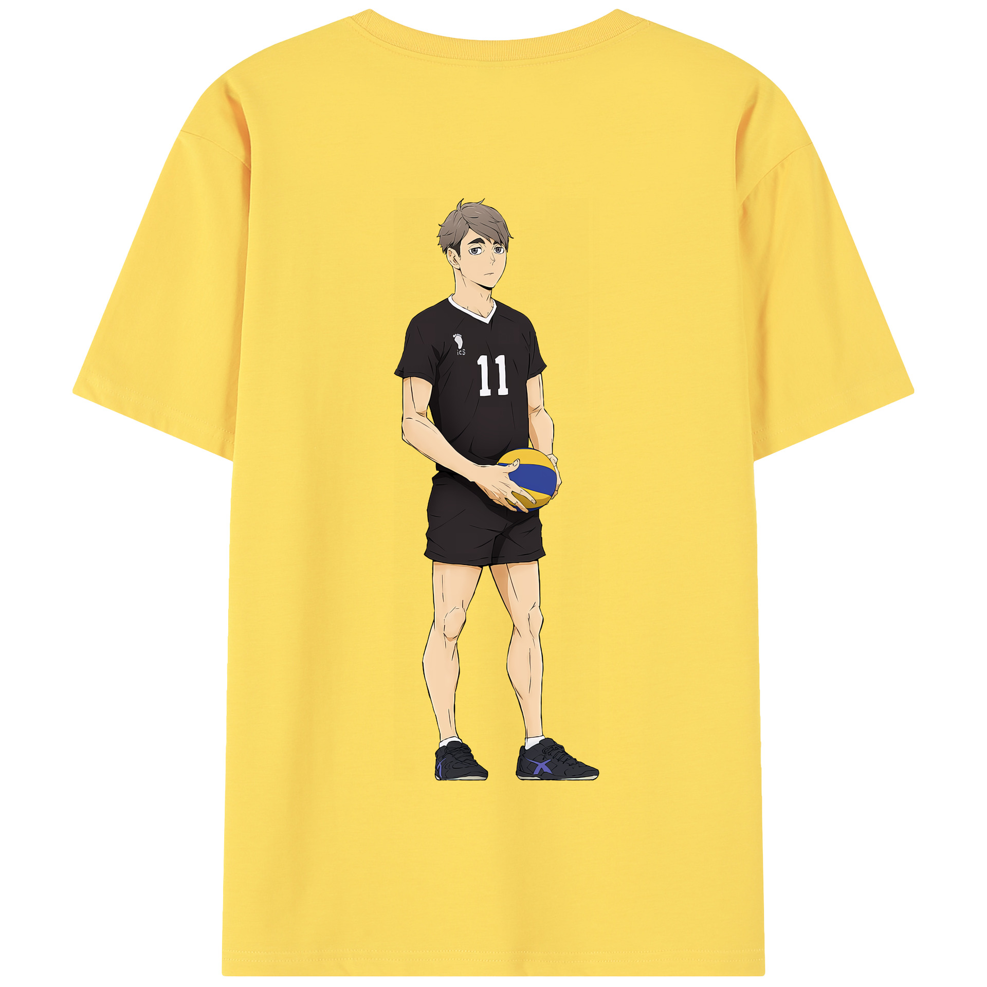 （画像用） ハイキュー!! Haikyu!! 綿100％半袖Tシャツ（背面プリント）