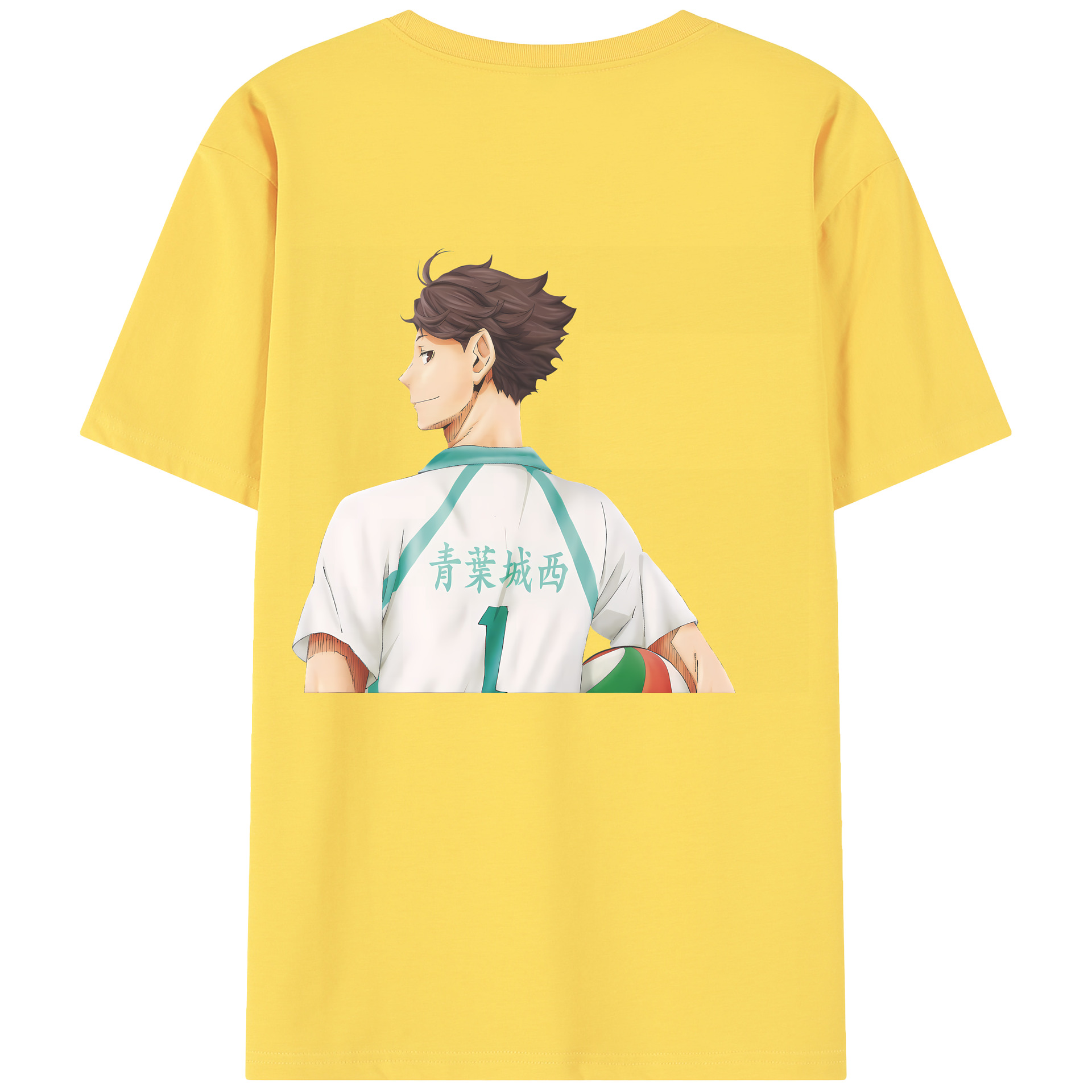 （画像用） ハイキュー!! Haikyu!! 綿100％半袖Tシャツ（背面プリント）