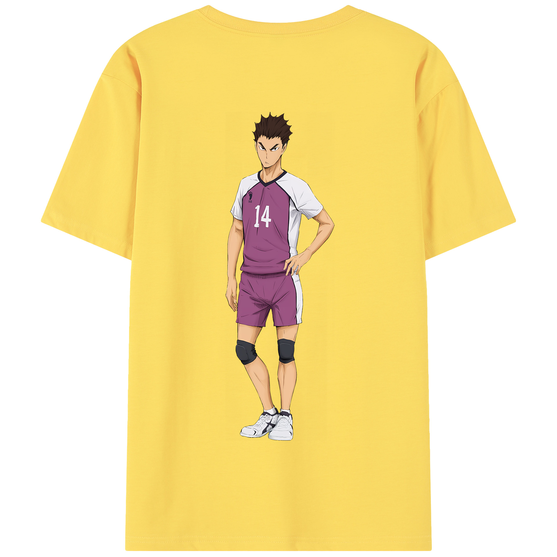 （画像用） ハイキュー!! Haikyu!! 綿100％半袖Tシャツ（背面プリント）