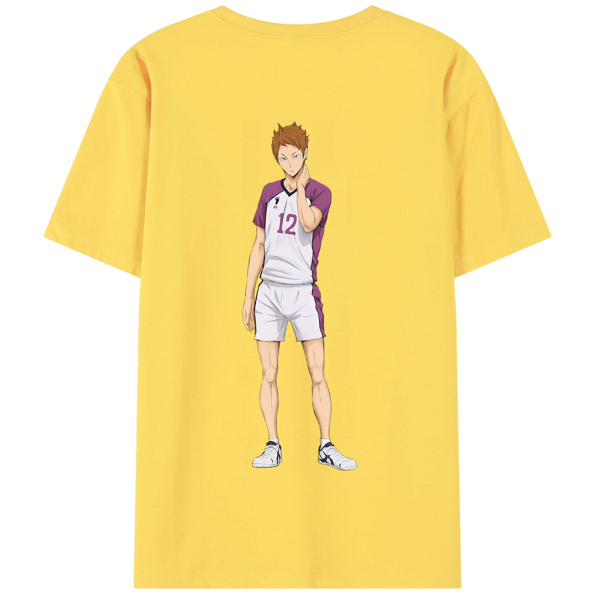 （画像用） ハイキュー!! Haikyu!! 綿100％半袖Tシャツ（背面プリント）