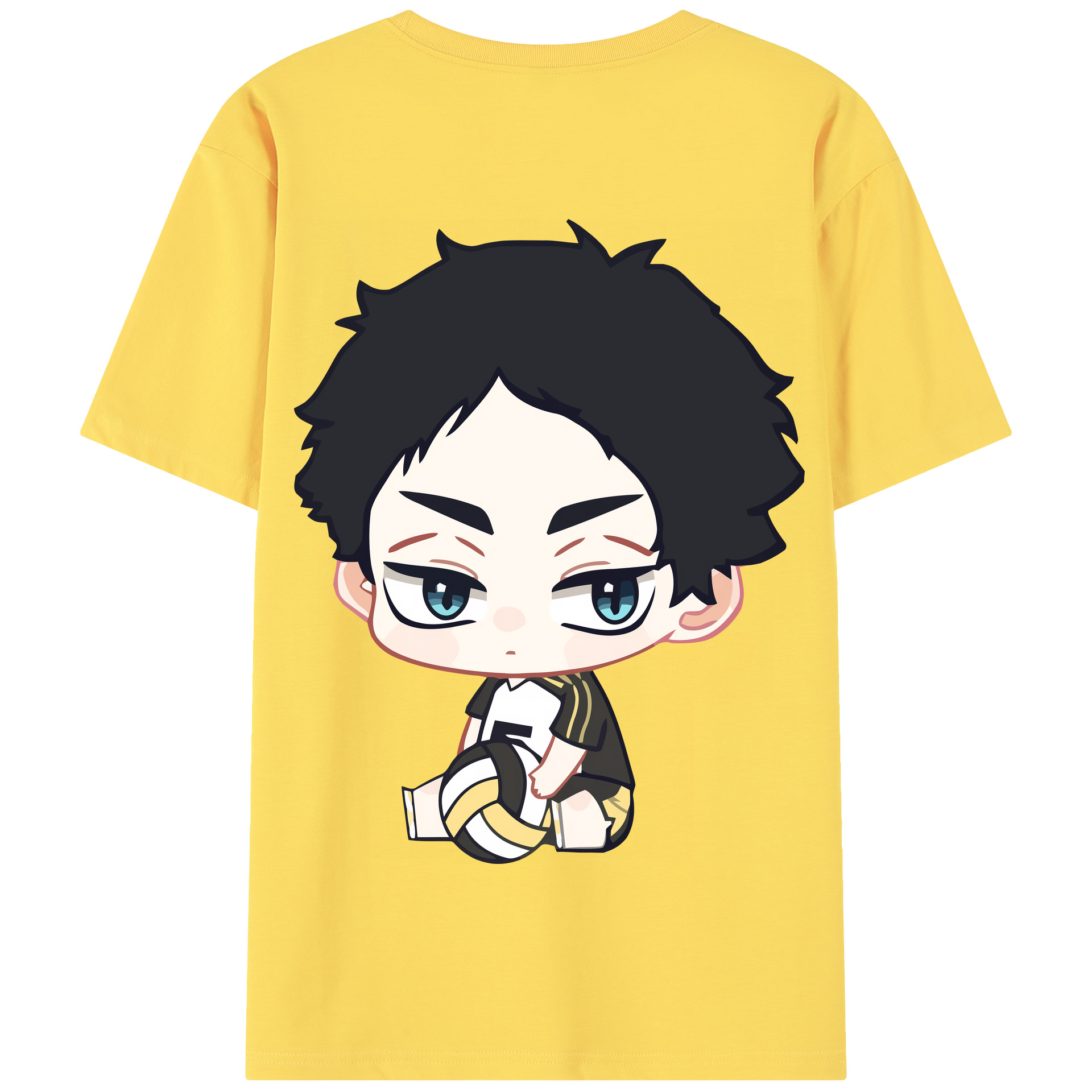 （画像用） ハイキュー!! Haikyu!! 綿100％半袖Tシャツ（背面プリント）
