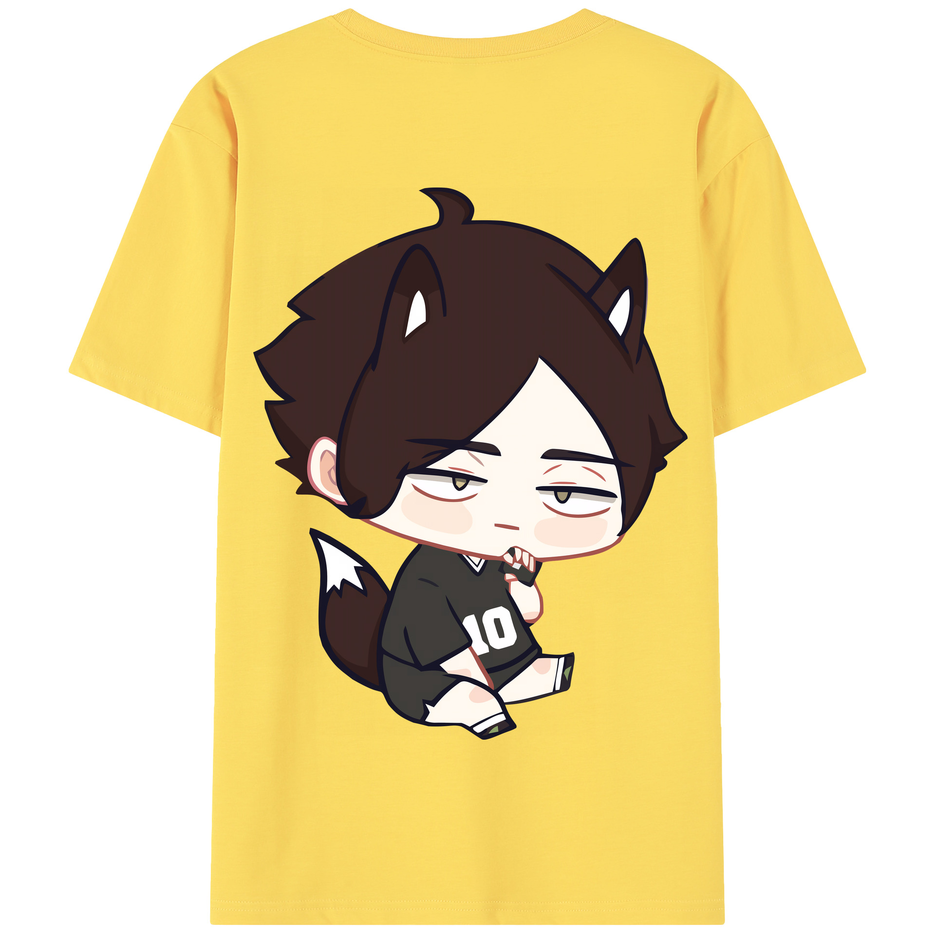 （画像用） ハイキュー!! Haikyu!! 綿100％半袖Tシャツ（背面プリント）