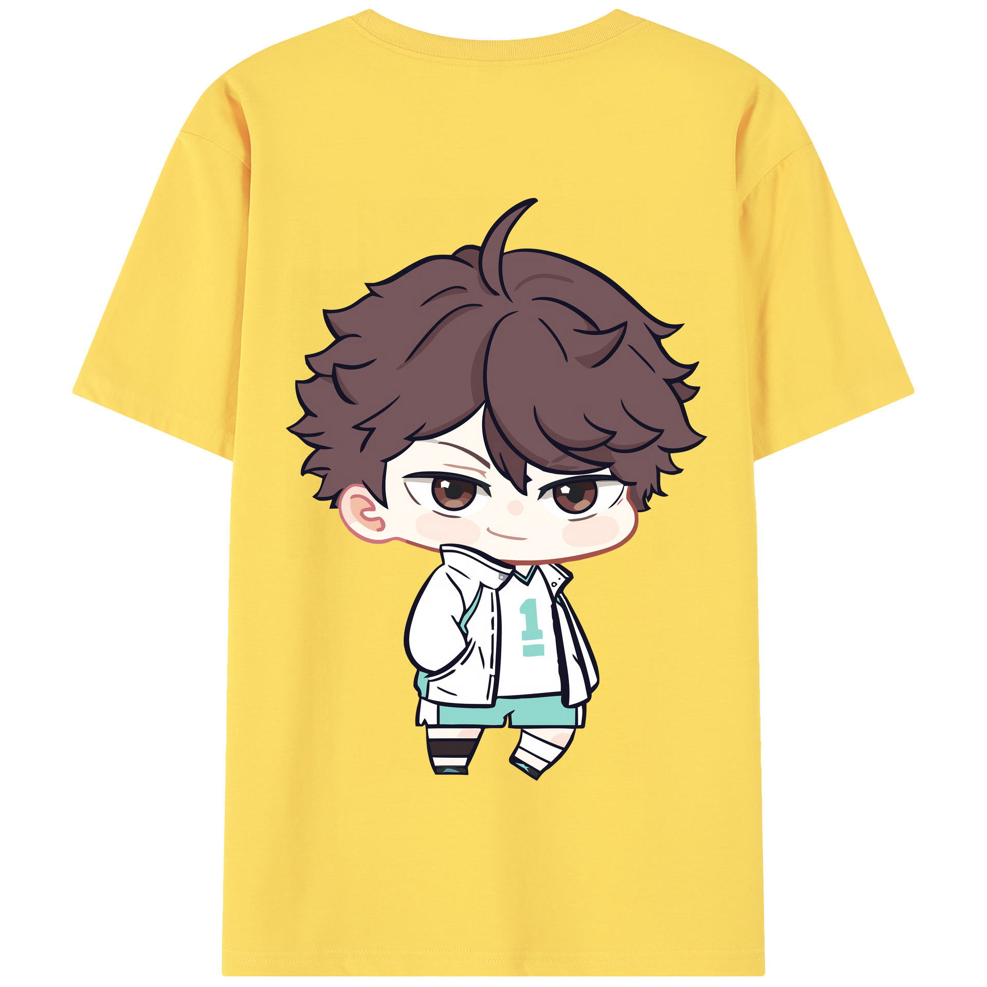 （画像用） ハイキュー!! Haikyu!! 綿100％半袖Tシャツ（背面プリント）