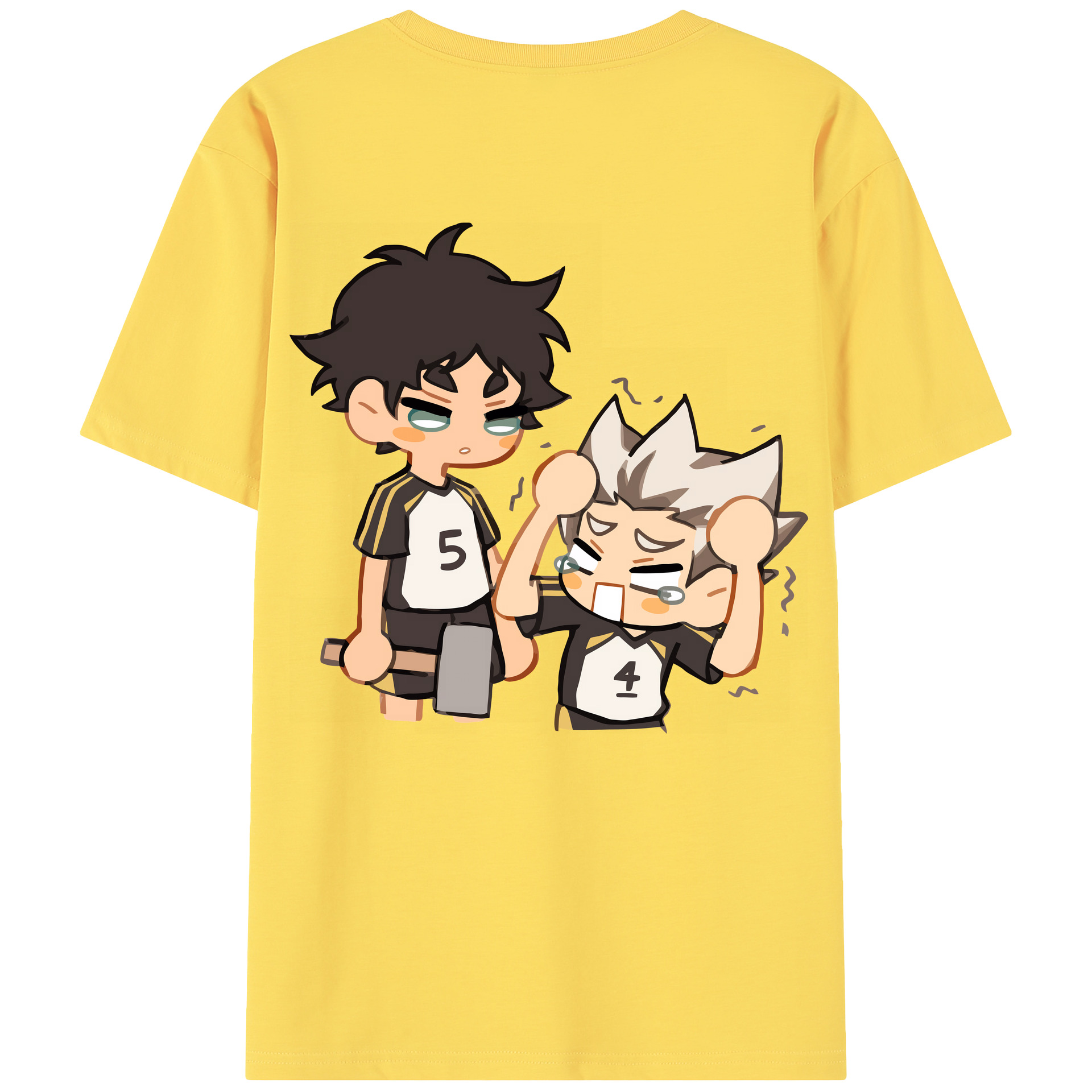 （画像用） ハイキュー!! Haikyu!! 綿100％半袖Tシャツ（背面プリント）