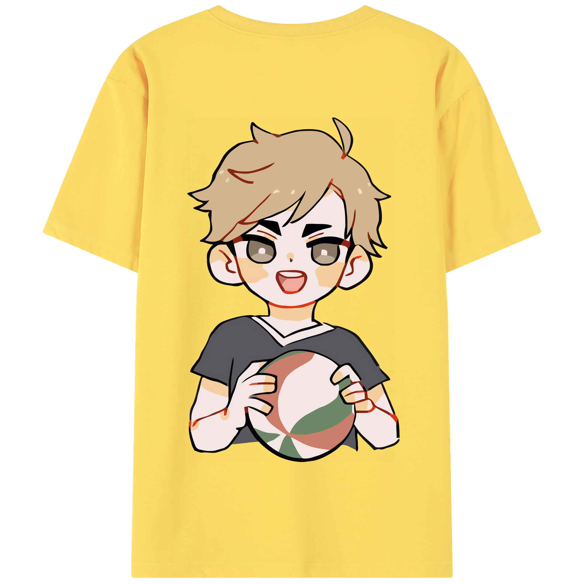 （画像用） ハイキュー!! Haikyu!! 綿100％半袖Tシャツ（背面プリント）