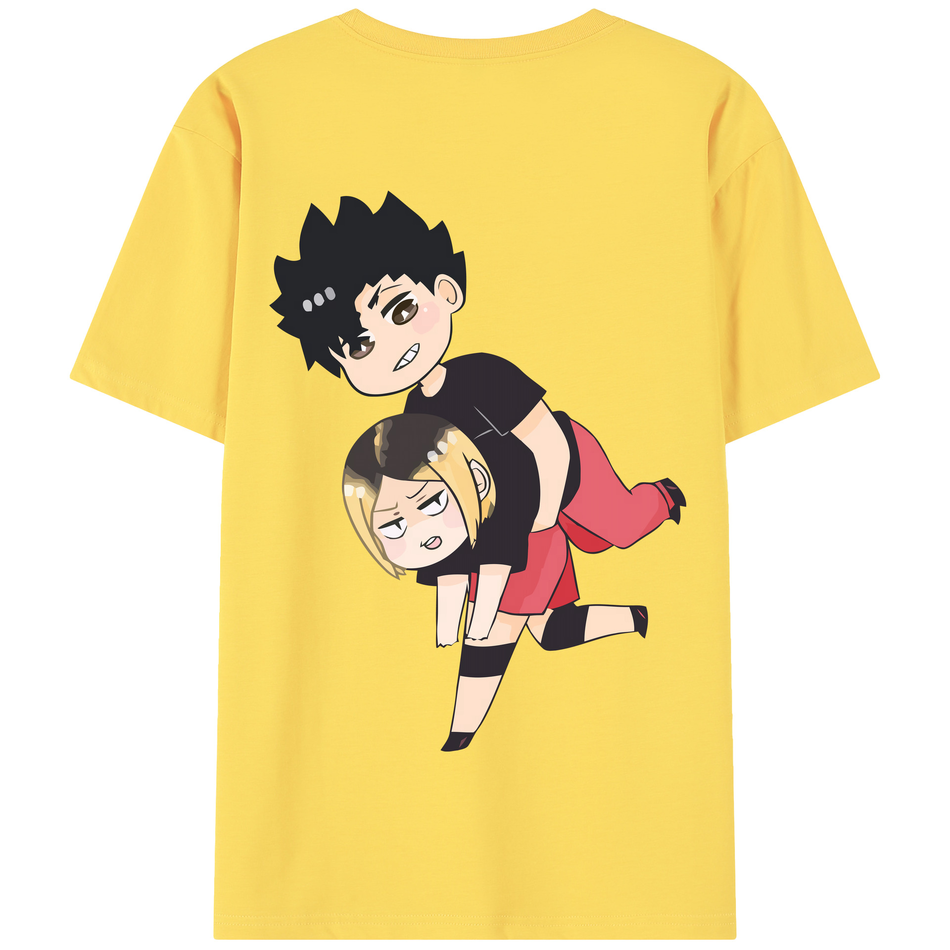 （画像用） ハイキュー!! Haikyu!! 綿100％半袖Tシャツ（背面プリント）