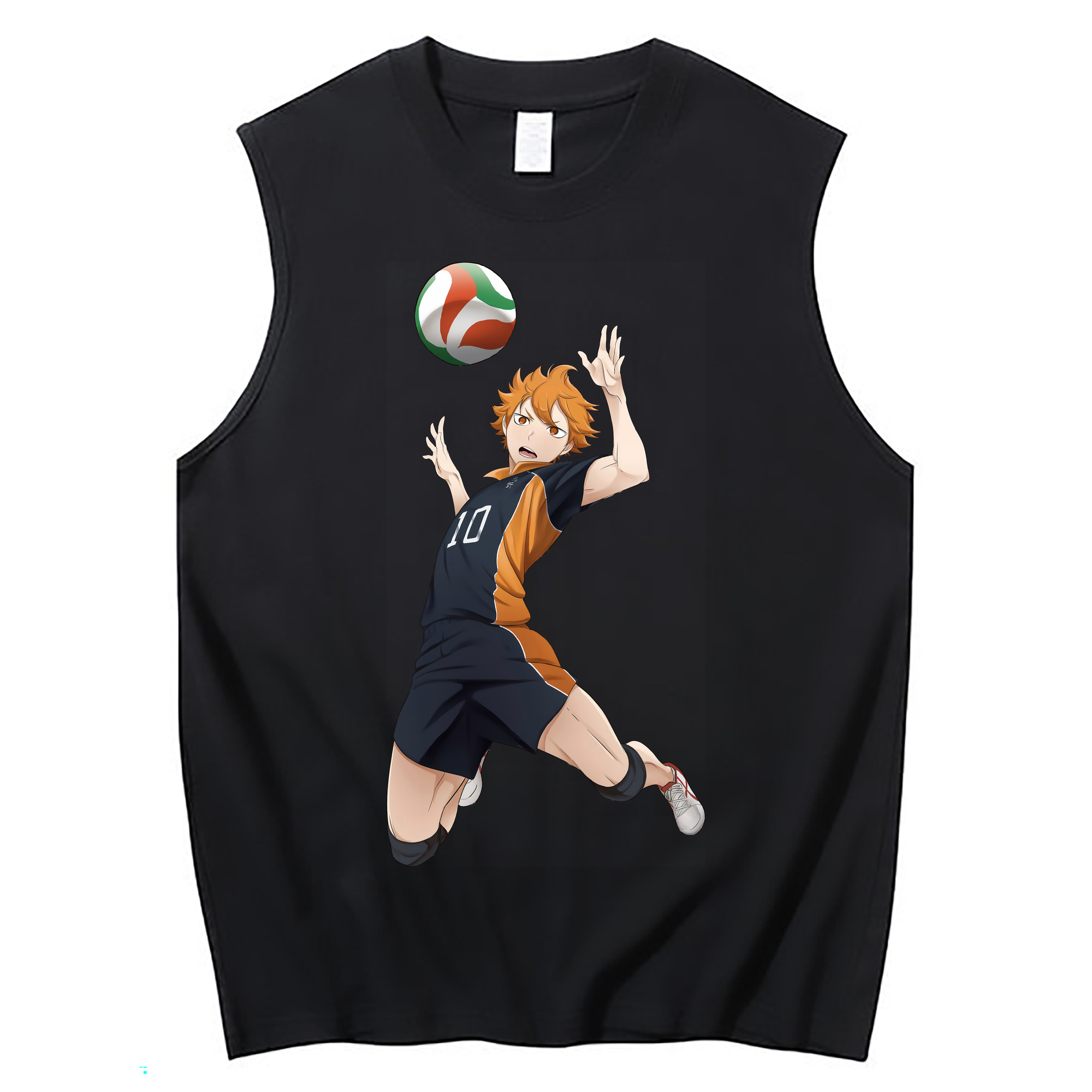 （画像用） ハイキュー!! Haikyu!! コットン100％タンクトップ（フロントプリント）