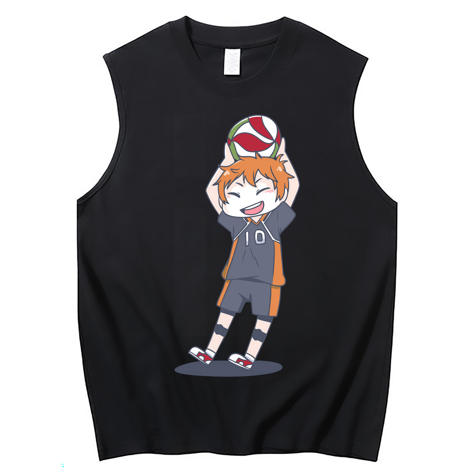 （画像用） ハイキュー!! Haikyu!! コットン100％タンクトップ（フロントプリント）