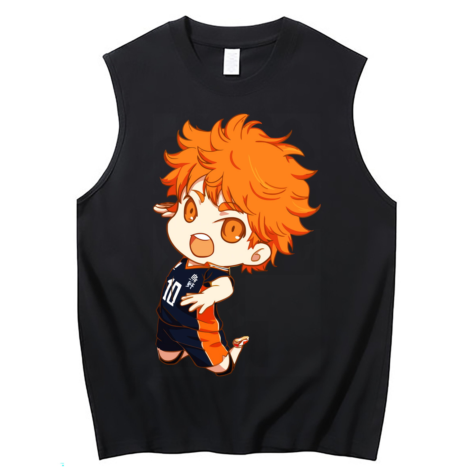 （画像用） ハイキュー!! Haikyu!! コットン100％タンクトップ（フロントプリント）