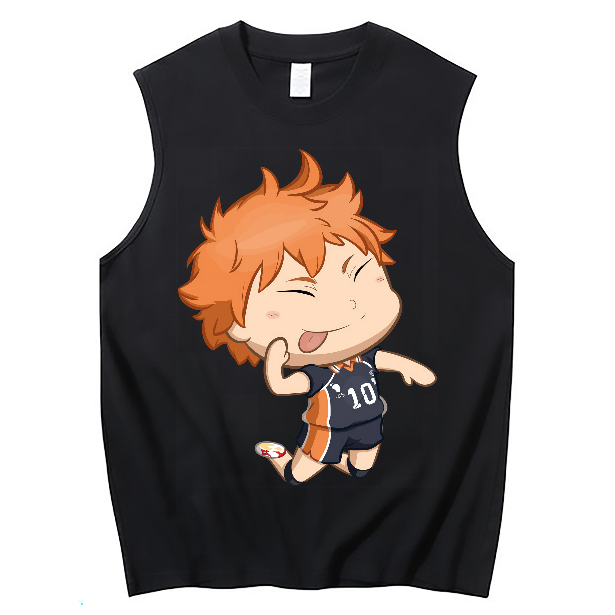 （画像用） ハイキュー!! Haikyu!! コットン100％タンクトップ（フロントプリント）