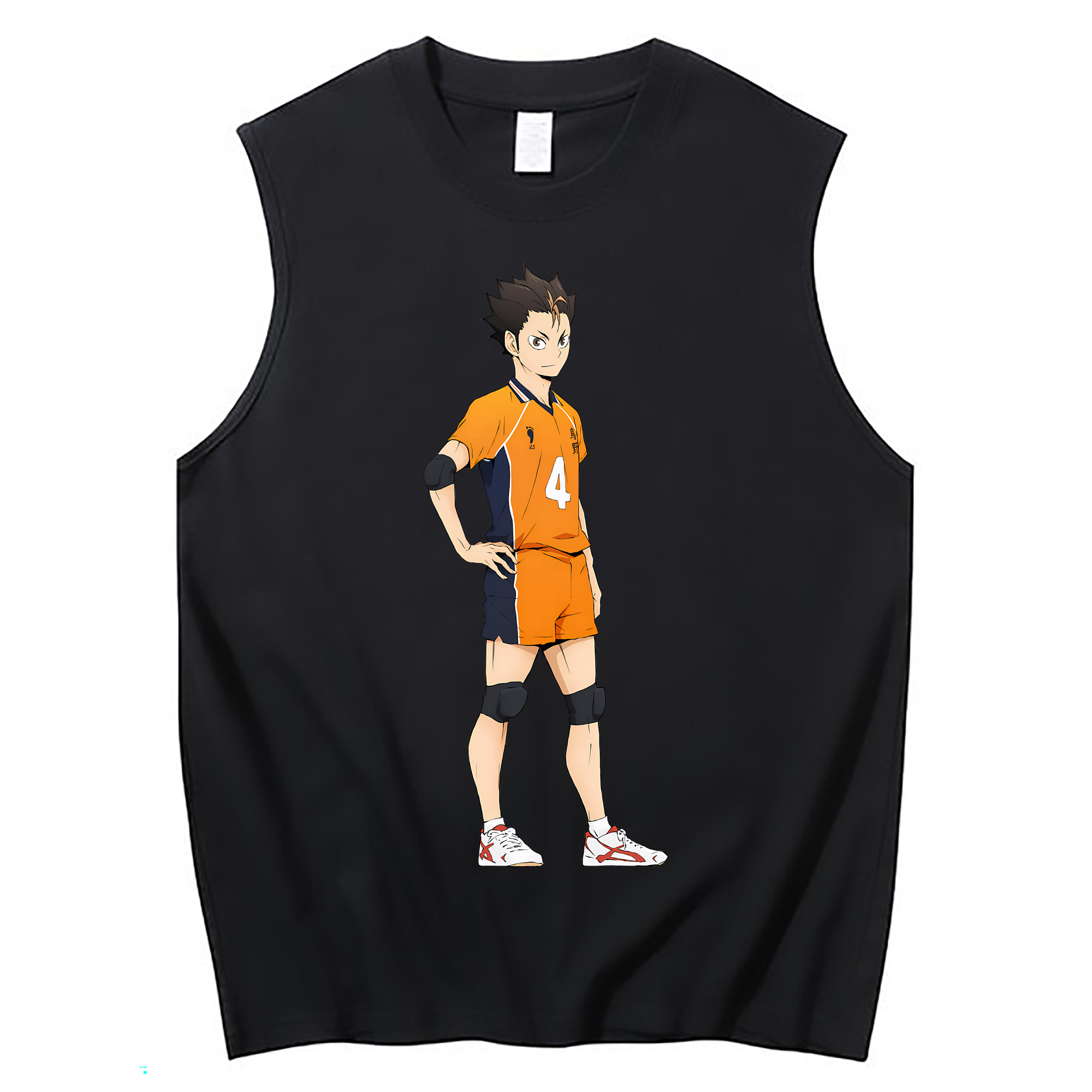 （画像用） ハイキュー!! Haikyu!! コットン100％タンクトップ（フロントプリント）