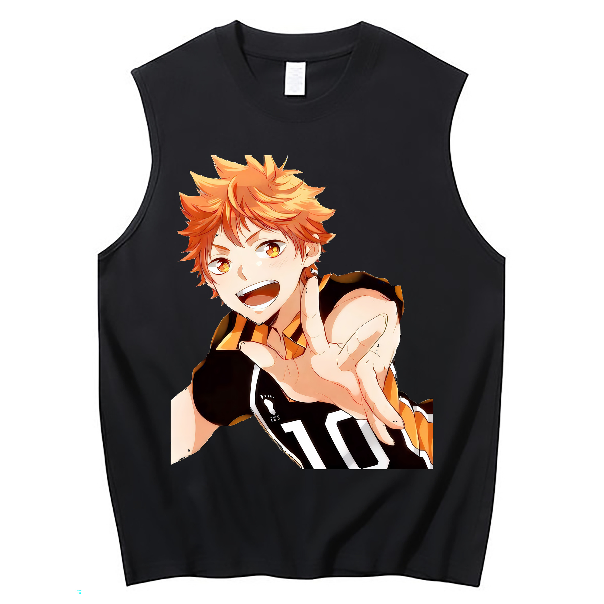 （画像用） ハイキュー!! Haikyu!! コットン100％タンクトップ（フロントプリント）