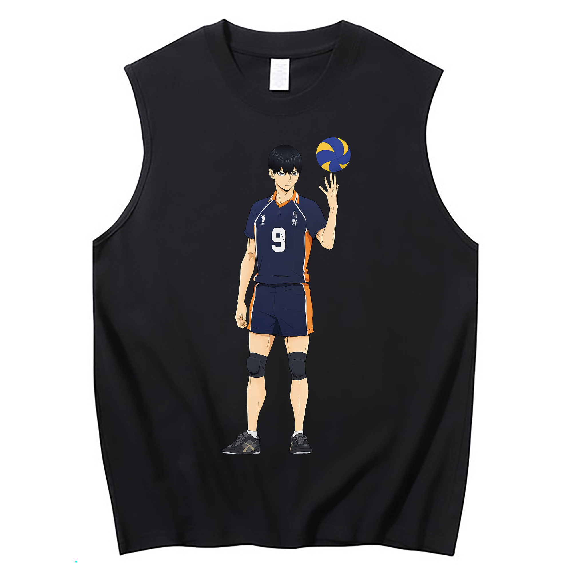 （画像用） ハイキュー!! Haikyu!! コットン100％タンクトップ（フロントプリント）