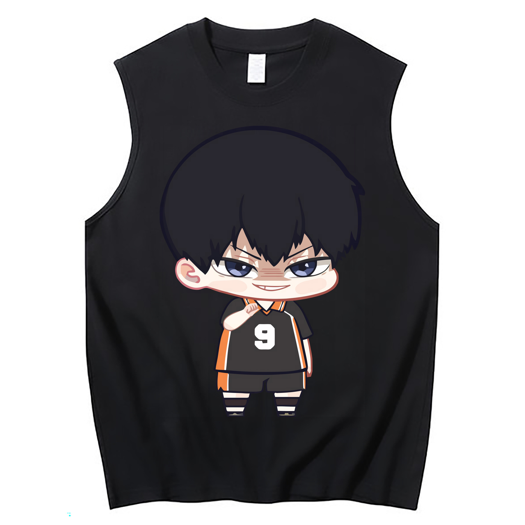 （画像用） ハイキュー!! Haikyu!! コットン100％タンクトップ（フロントプリント）