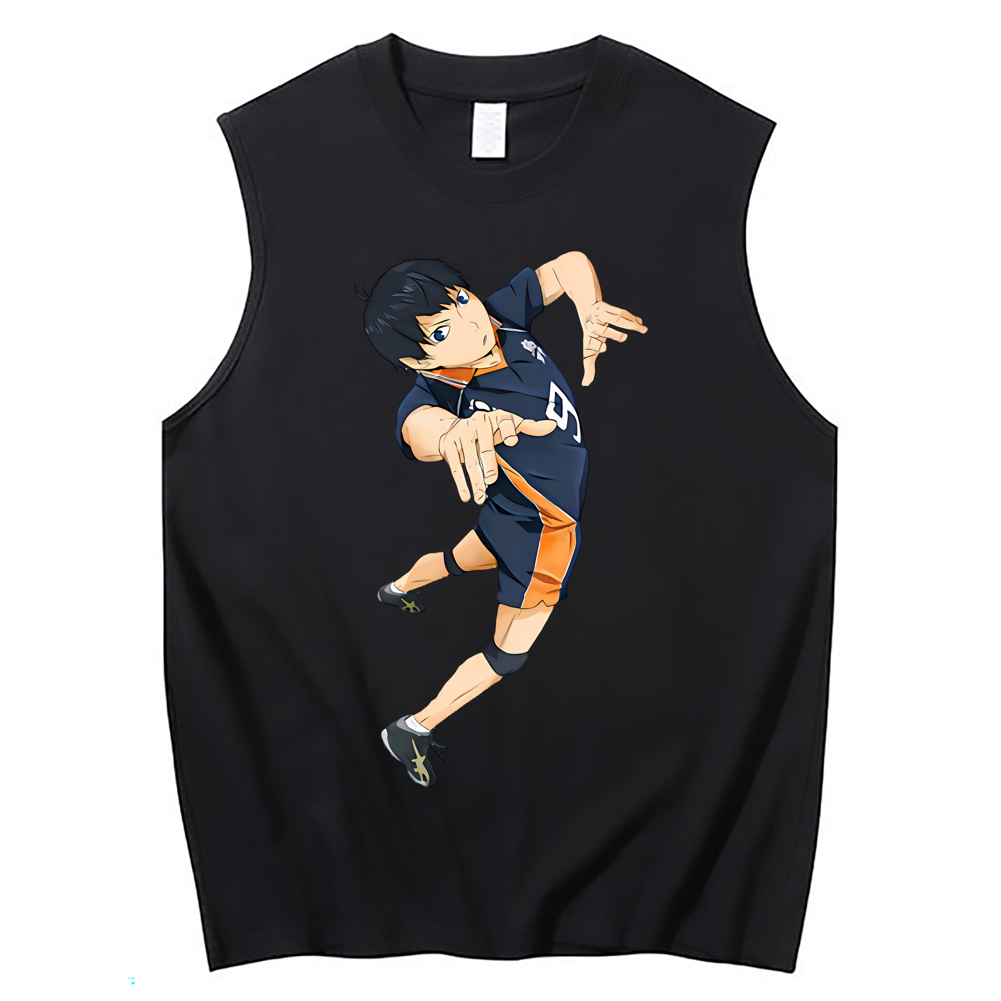 （画像用） ハイキュー!! Haikyu!! コットン100％タンクトップ（フロントプリント）