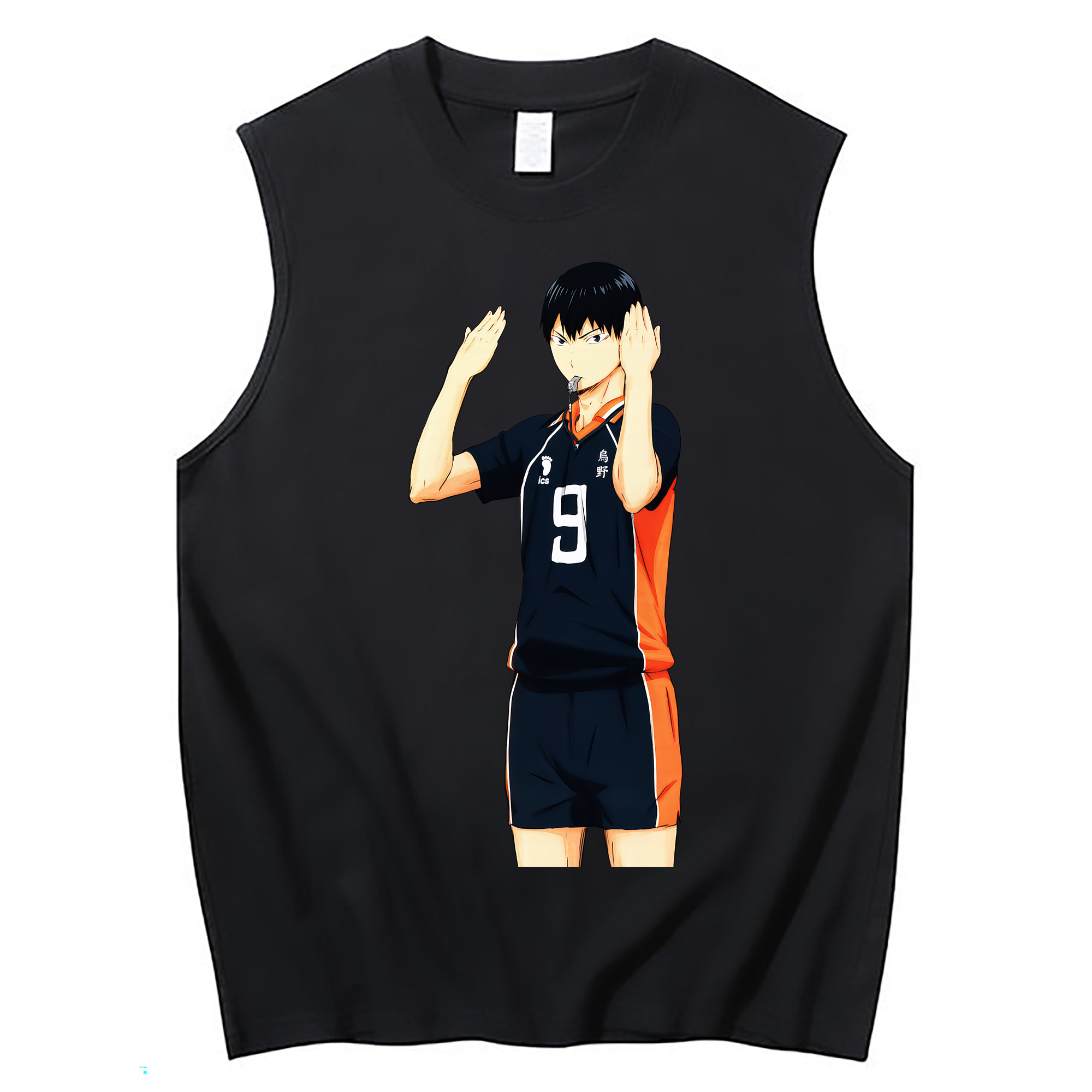 （画像用） ハイキュー!! Haikyu!! コットン100％タンクトップ（フロントプリント）