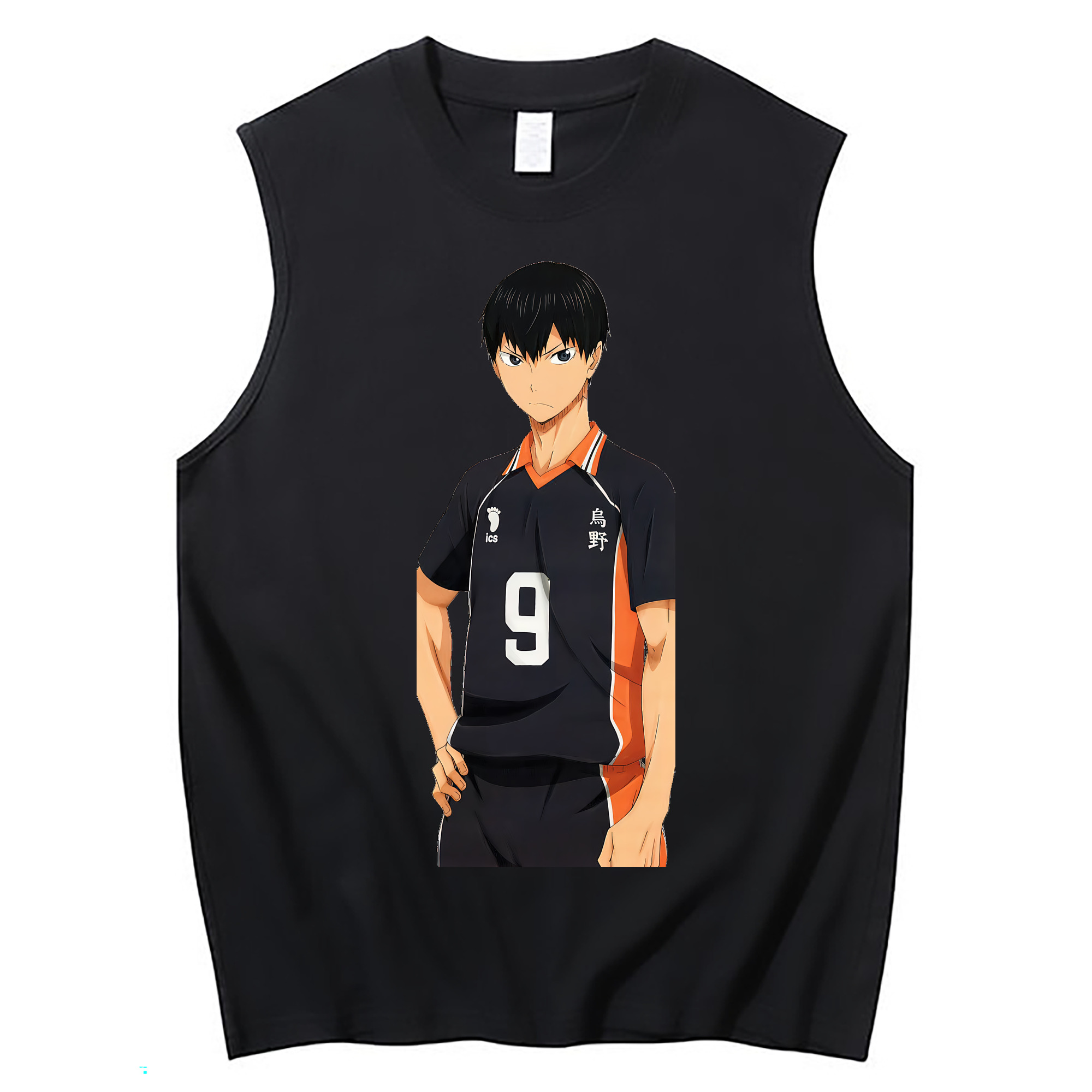 （画像用） ハイキュー!! Haikyu!! コットン100％タンクトップ（フロントプリント）