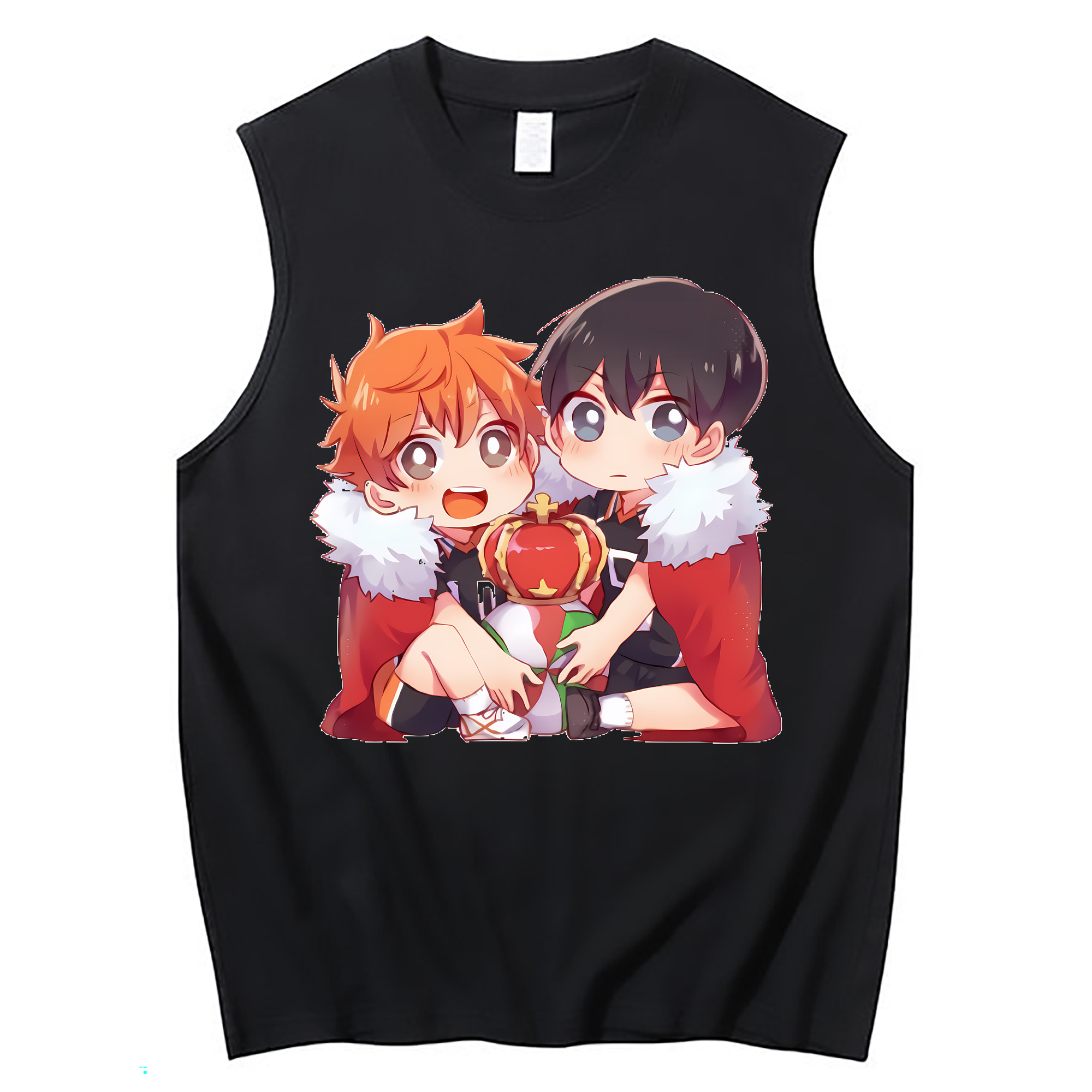 （画像用） ハイキュー!! Haikyu!! コットン100％タンクトップ（フロントプリント）